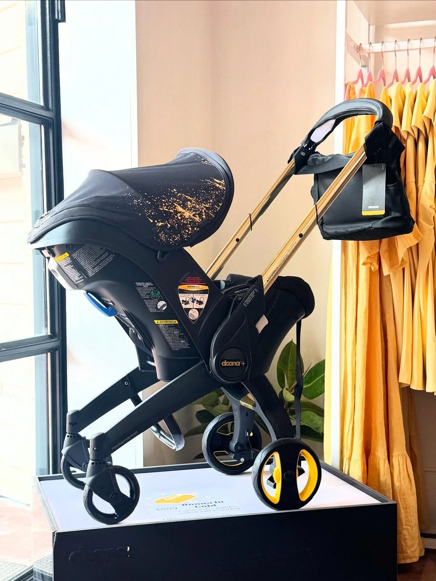 1 remaining Doona stroller in Limited Edition - Gold 💛⭐️🏆 SOLD OUT across the US in-store and online. Claim her ASAP at Bump City! 

Bump City is an exclusive retailer of Doona and have several colors in-stock and available for custom order.
