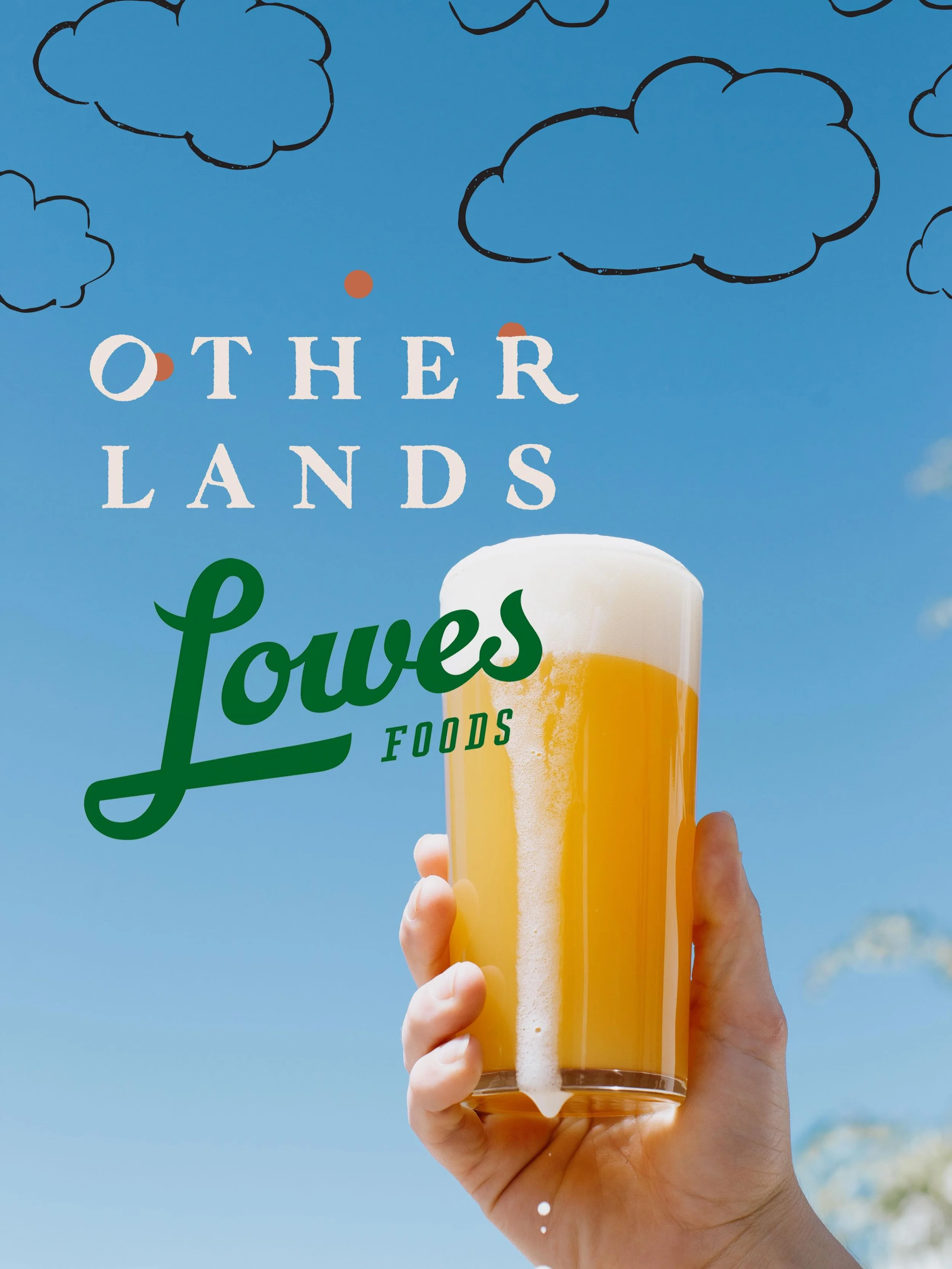 Other Lands x Lowes Food 

TAP TAKEOVER AND COLLAB BEER DEBUT ‼️ 

Join us tomorrow (Friday, May 15), 4-7p, at the Beer Den Cavern in Lowes Foods of Simpsonville for a massive tap takeover and release of our collab beer! We will have 8 beers on draft