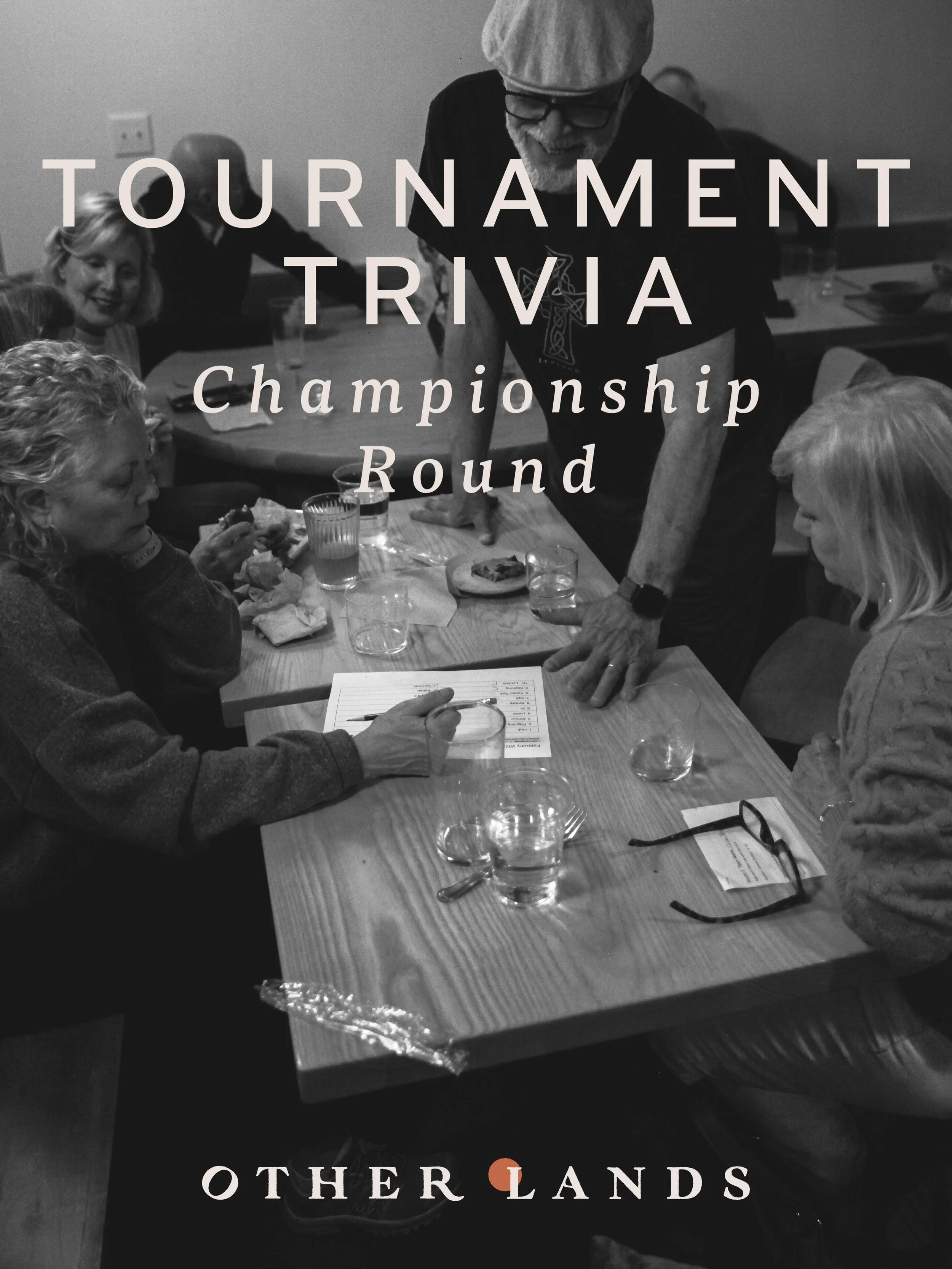 🏆CHAMPIONSHIP ROUND NIGHT 🏆

Our inaugural Trivia Tournament Champion will be crowned tonight! 👑 

Crazy enough we have a TIE going into our final night of tournament trivia. &lsquo;Raised on Craft Singles&rsquo; and &lsquo;Radical Liberal Scum&rs