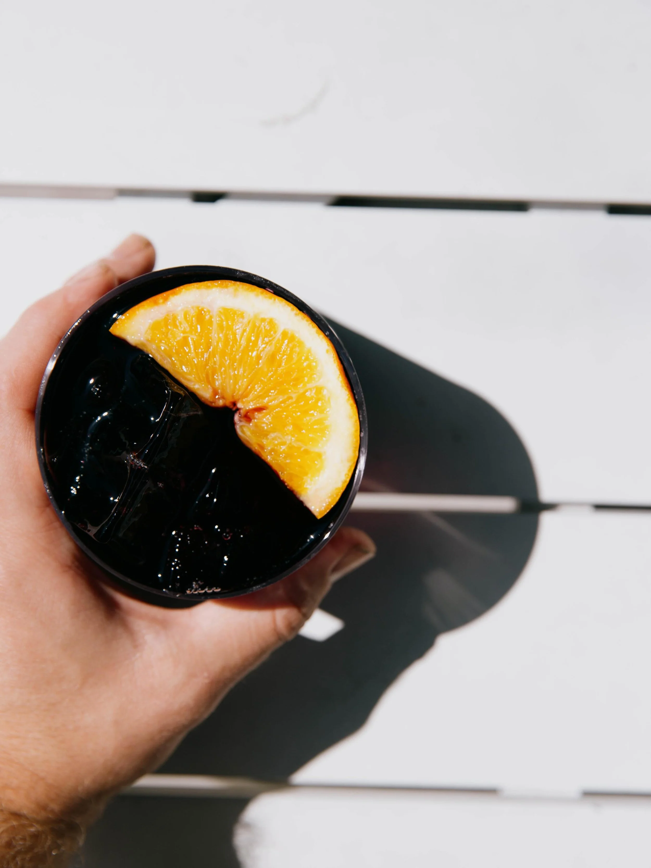 La Sueca Sangria 🌺 🍇 ☀️ 

Barcelona-style blend of Spanish Tempranillo and Garnacha grapes blended with orange, cinnamon, peach, apricot, fig and lemon. Served over ice and garnished with an orange slice.

This chilled patio sipper is helping us st