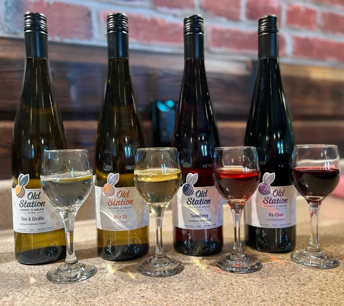 Old Station Honey &amp; Mead | Miquelon Sparkling Raspberry Mead