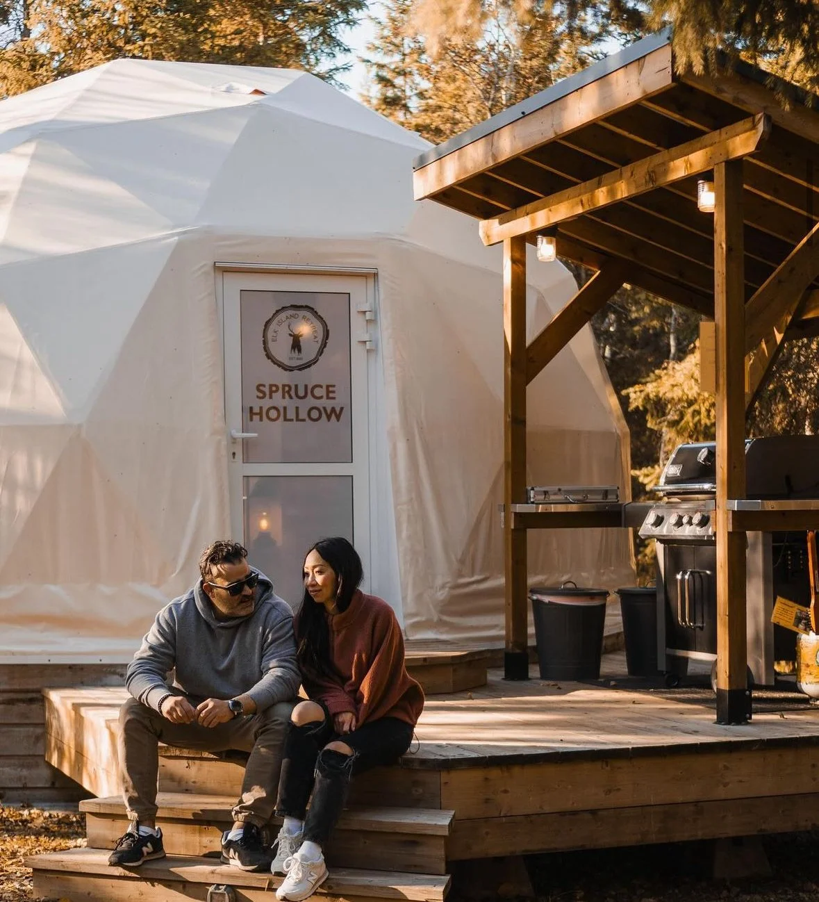 Elk Island Retreat | Spruce Hollow Geodome