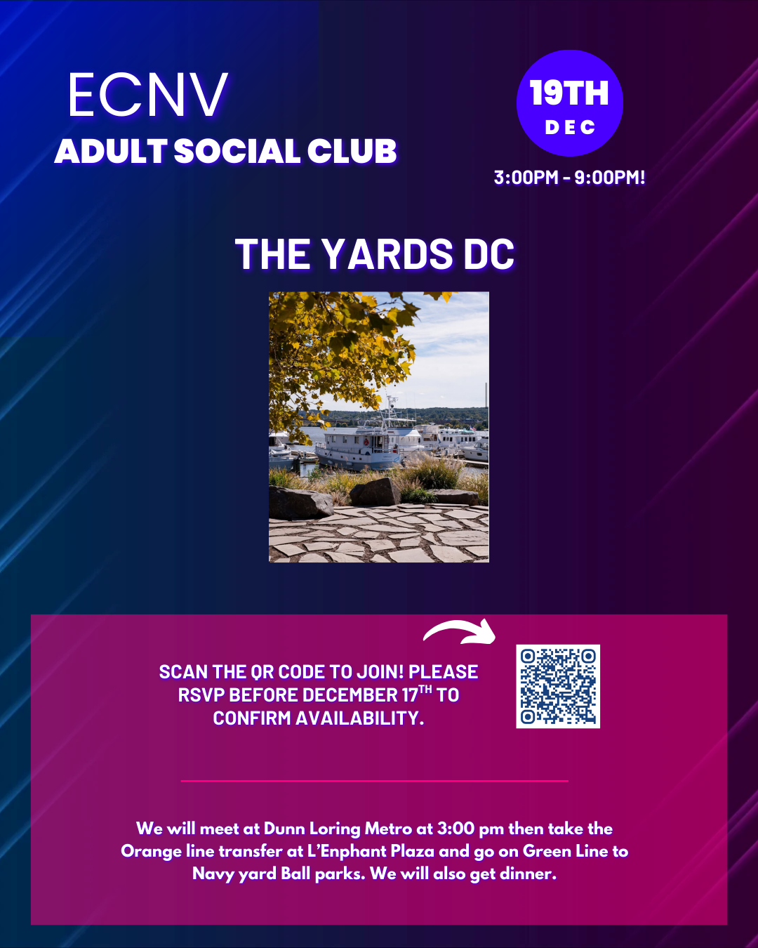 September Adult Social Outing — The Yards DC