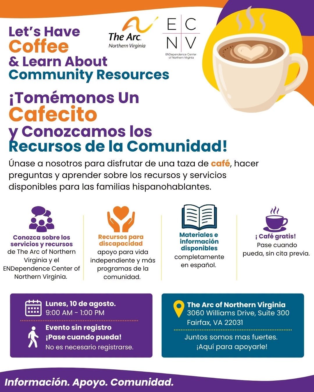 Coffee &amp; Conversation! With ARC of Northern Virginia