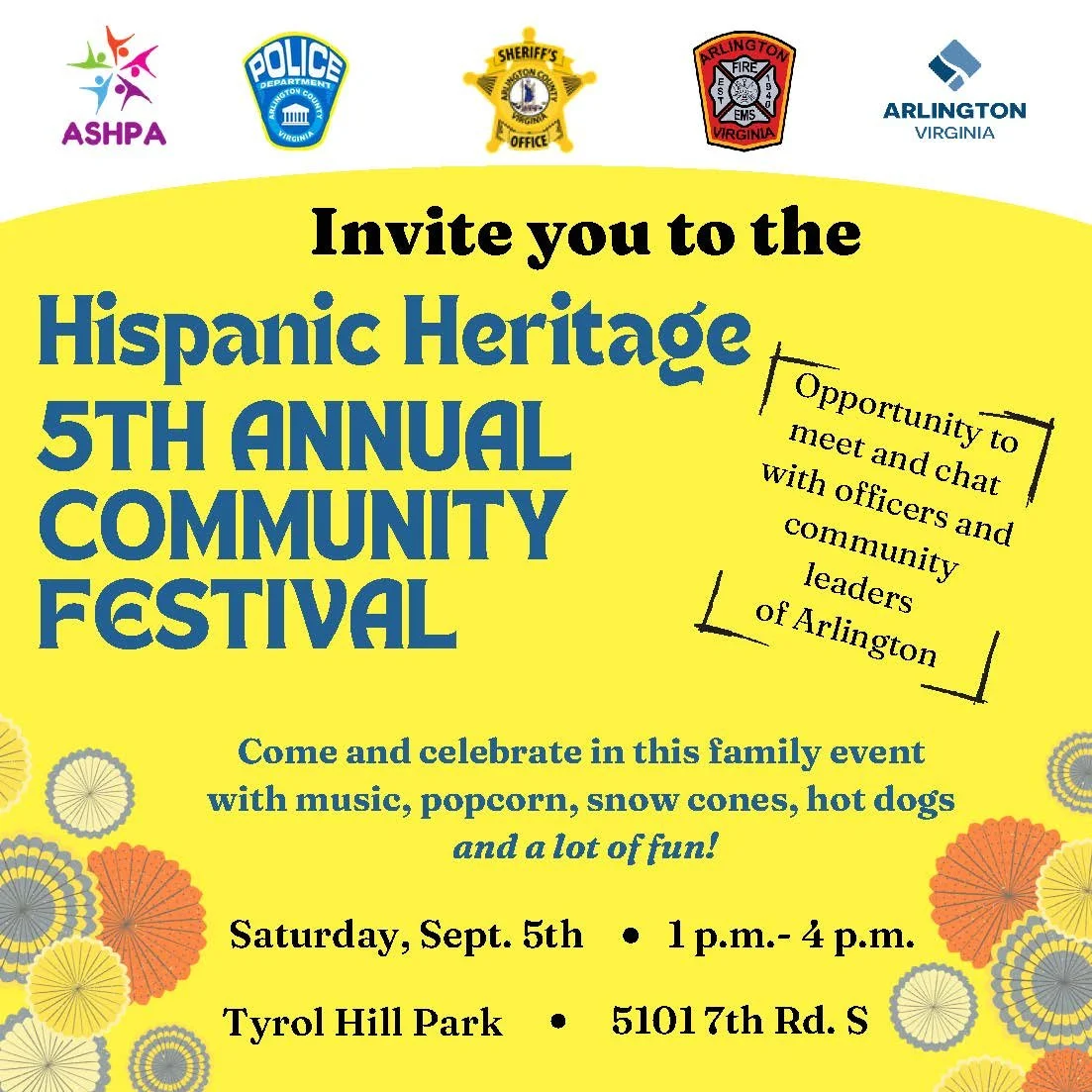 5th Annual Hispanic Heritage Day at Tyrol Hill Park