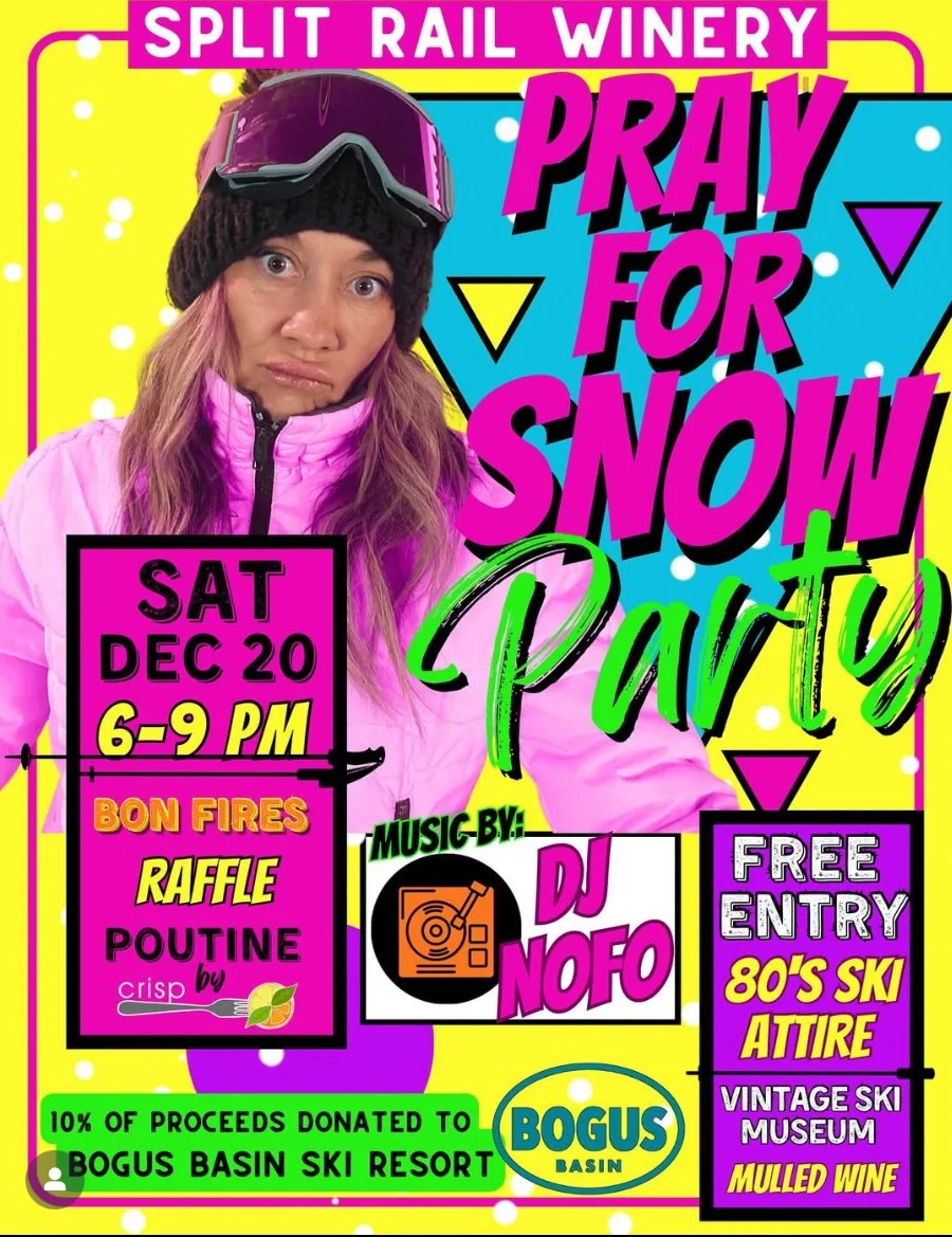 TASTING ROOM OPEN - Pray for Snow 6-9!