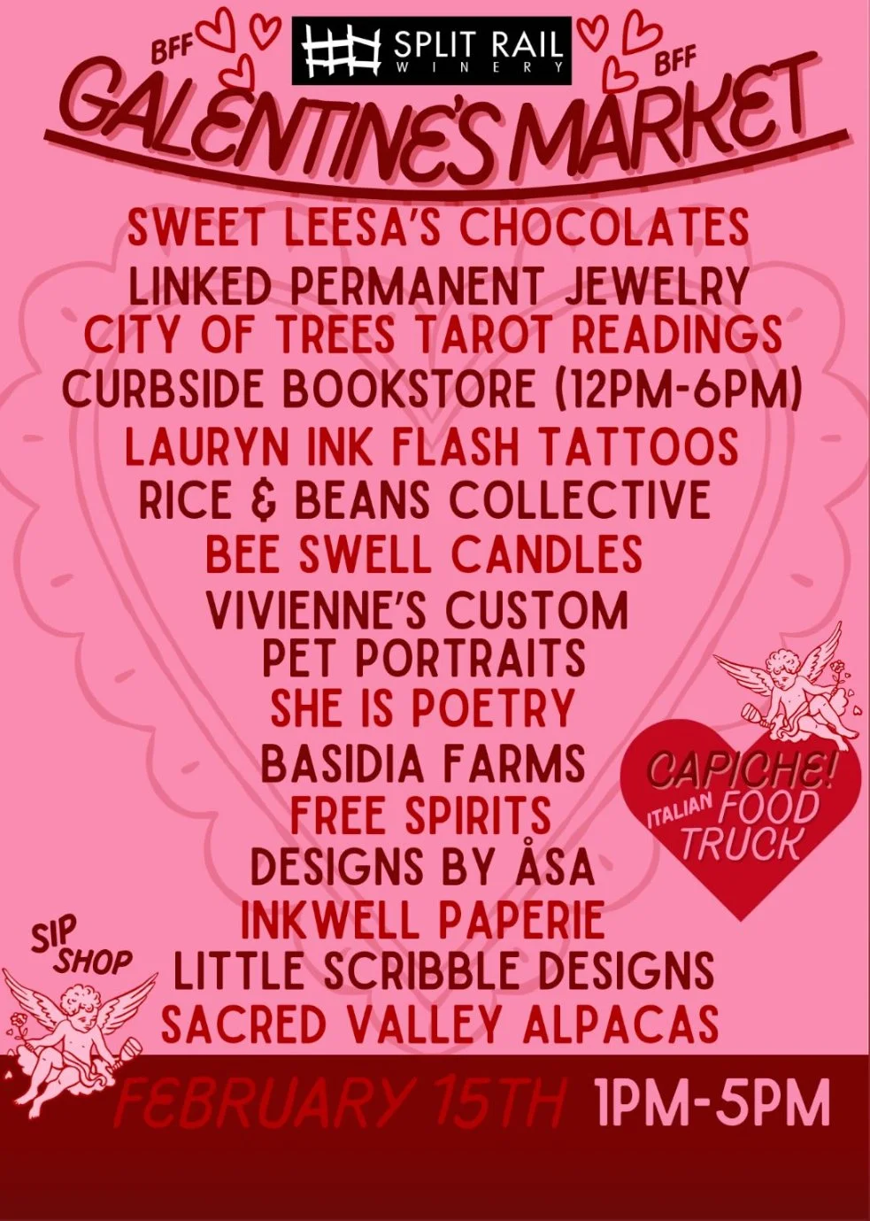 TASTING ROOM OPEN - GALENTINE’S MARKET 1pm-5pm!