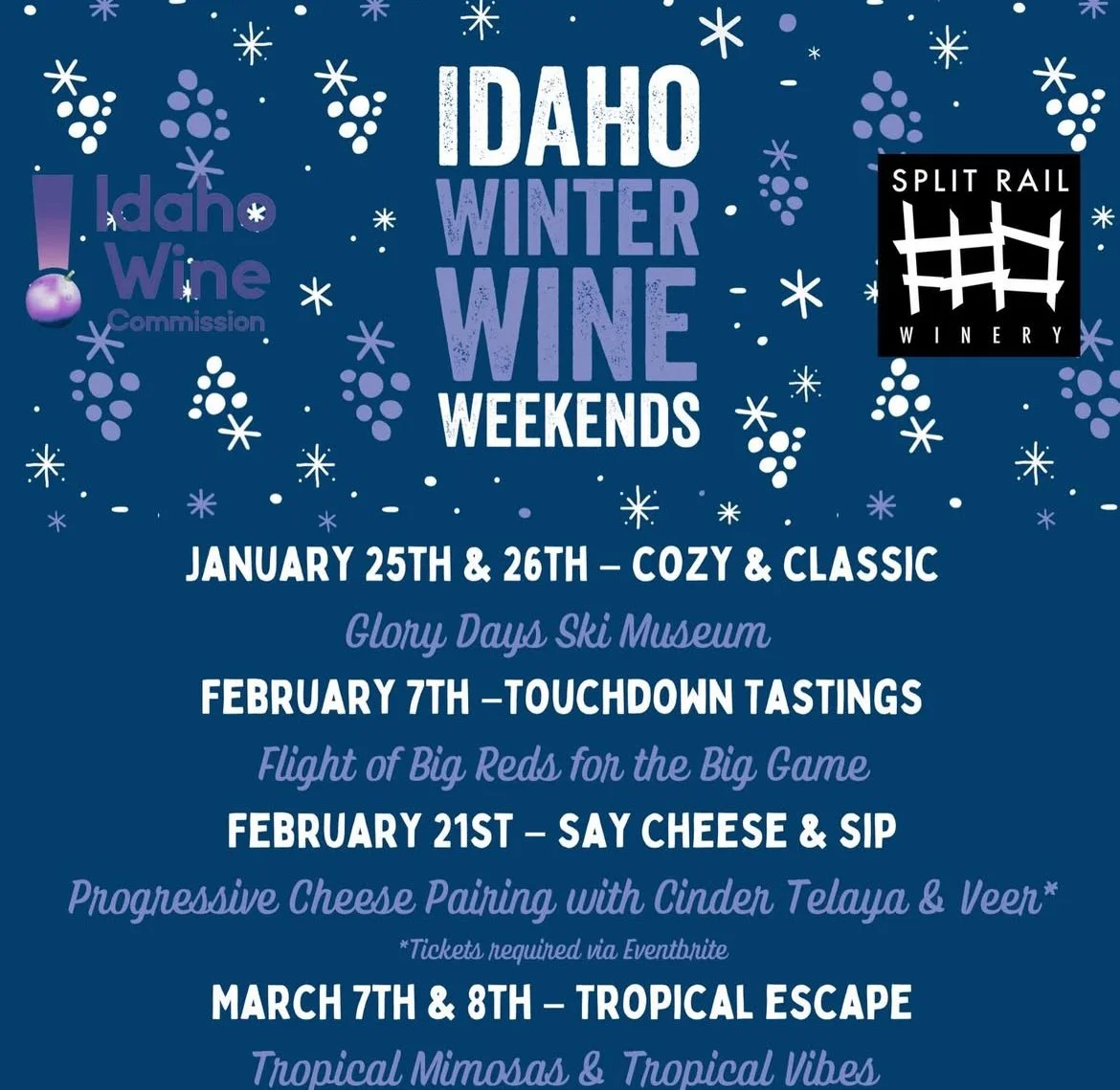 TASTING ROOM OPEN - Idaho Winter Wine Weekends: Tropical Escape