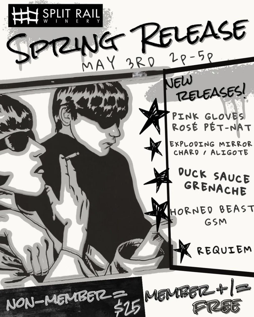 Tasting Room Closed for Our SPRING RELEASE PARTY!