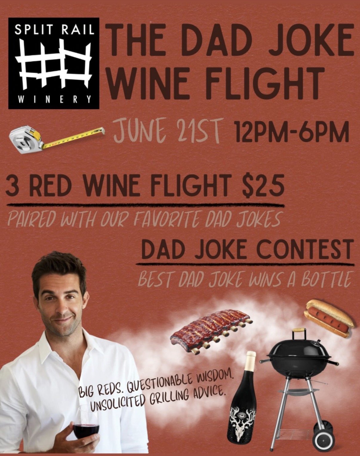 TASTING ROOM OPEN - The Dad Joke Wine Flight