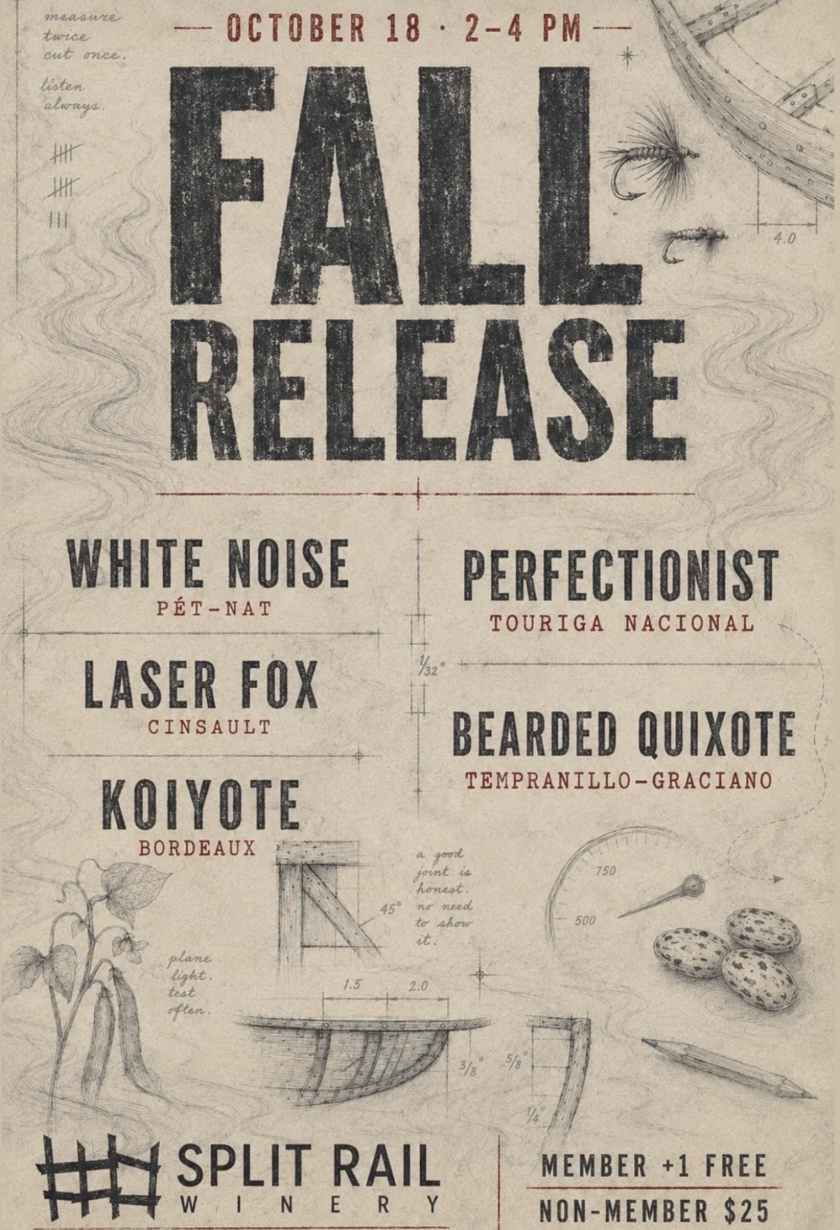 Split Rail Winery FALL RELEASES PARTY!!