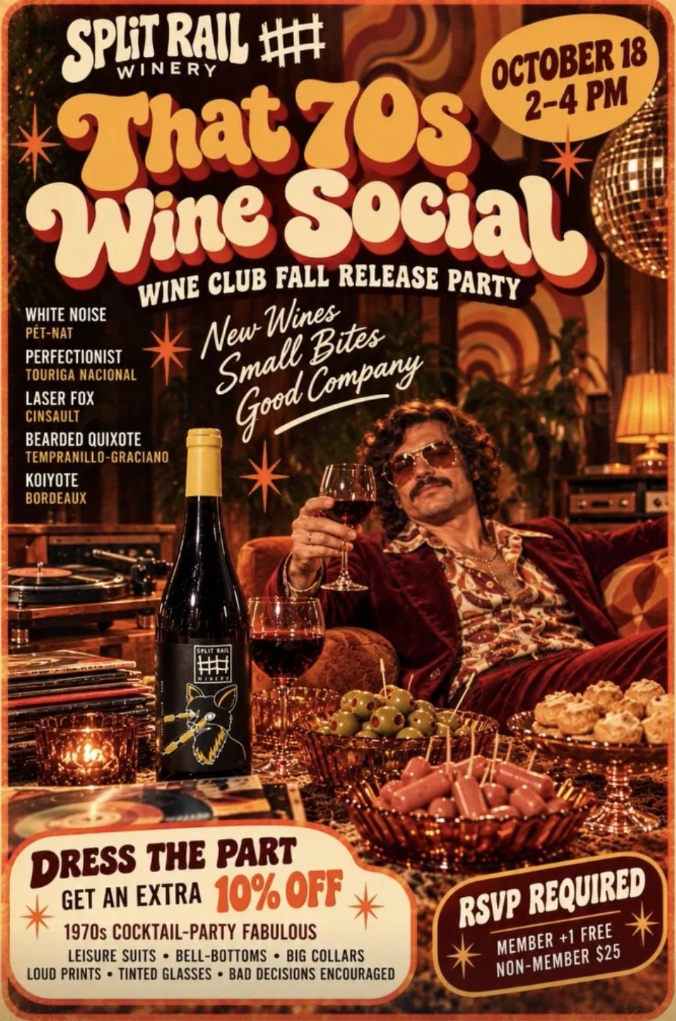 Split Rail Winery FALL RELEASES PARTY!!
