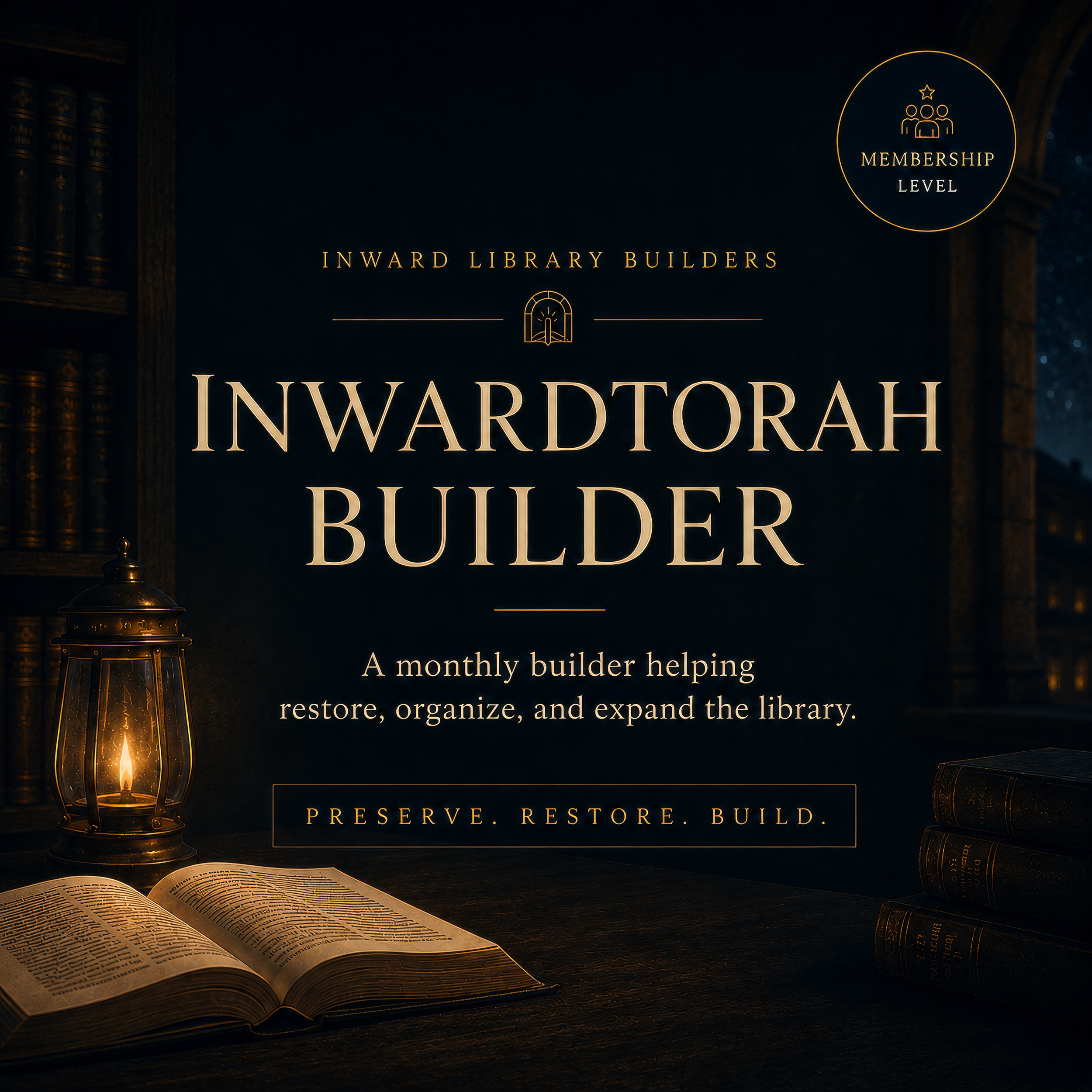 InwardTorah Builder monthly membership helping restore, organize, and republish older shiurim and series.