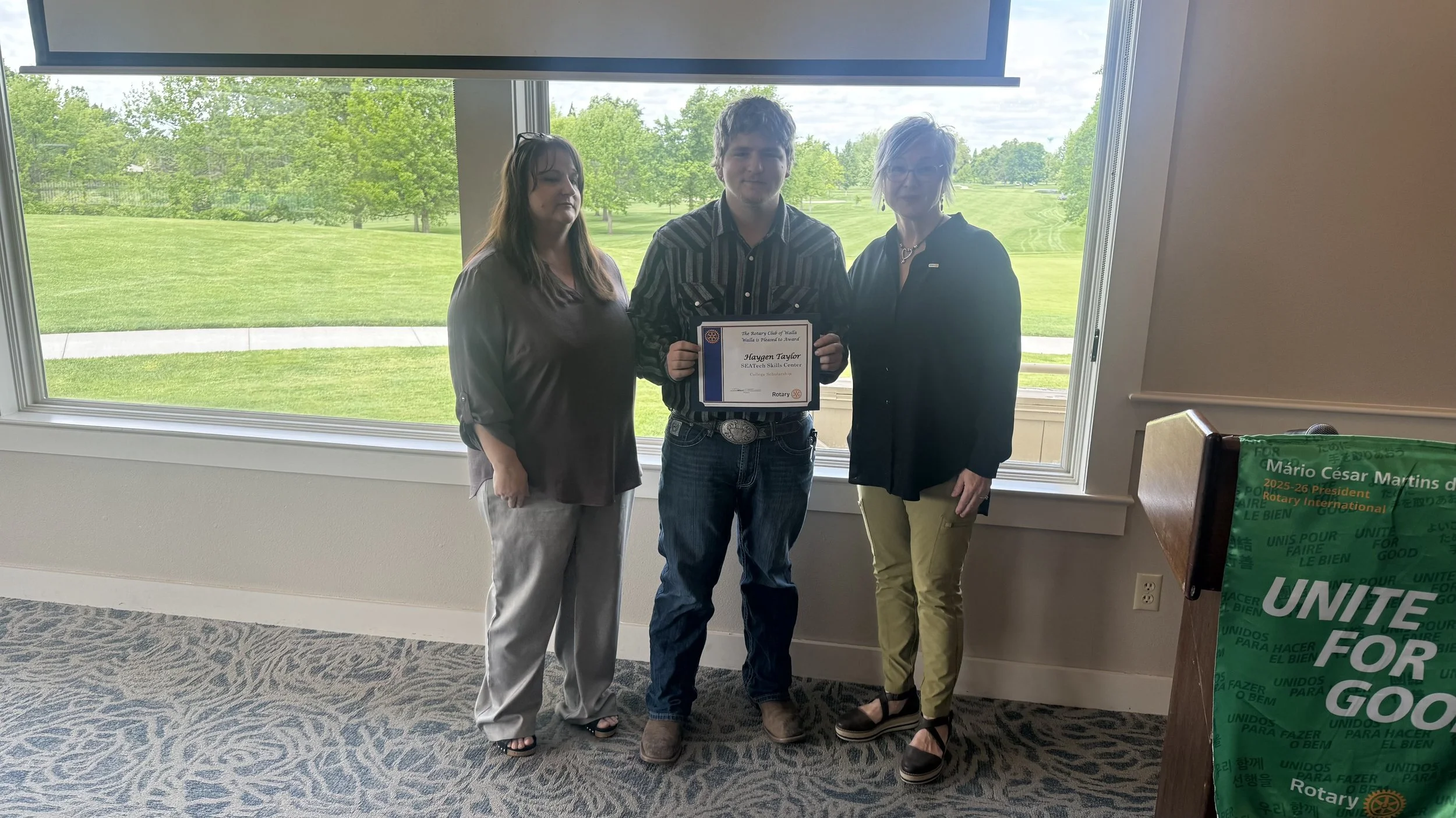 SEATech’s Rotary Scholarship Winner