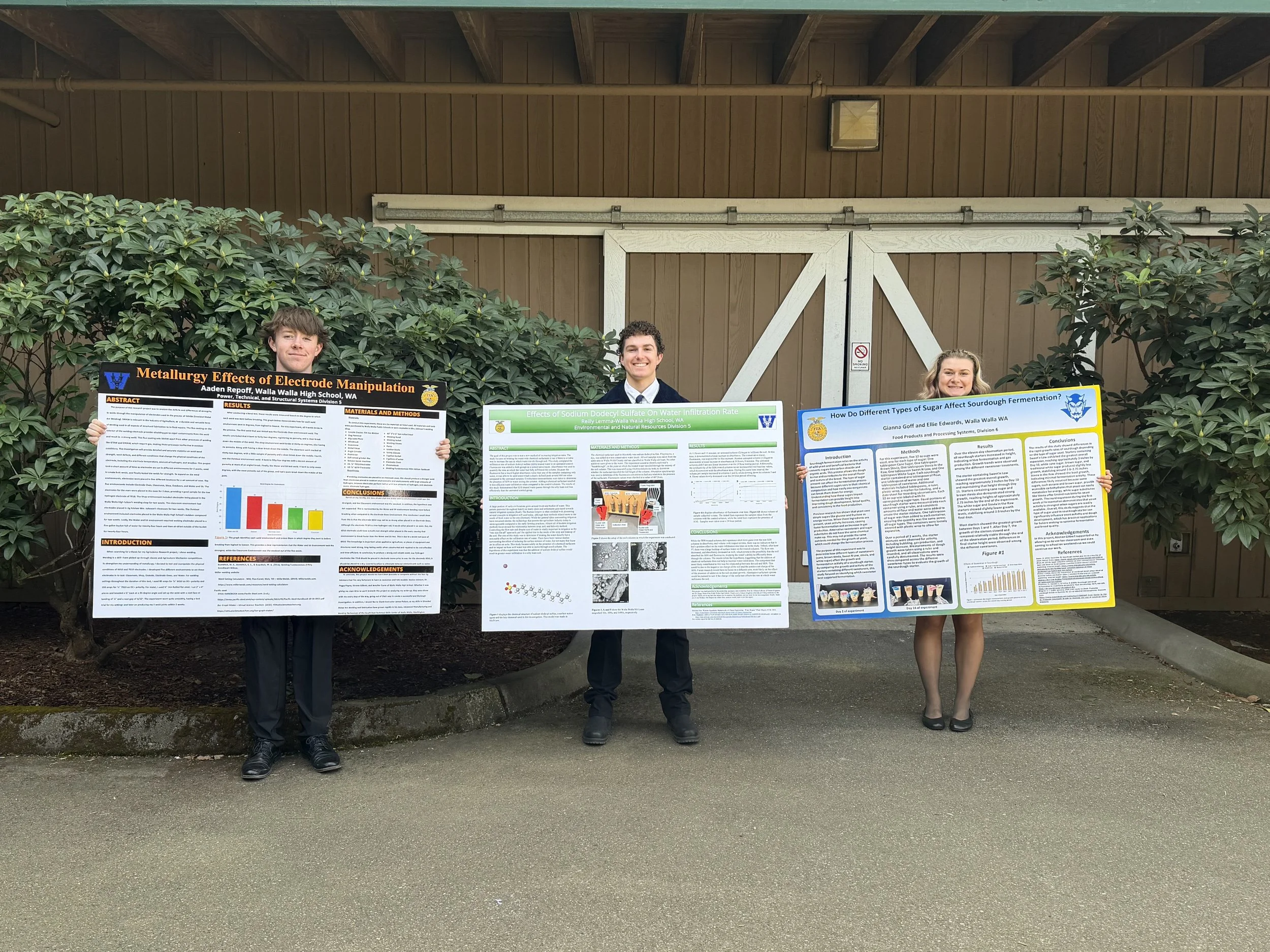 WaHi FFA at State Agriscience Fair