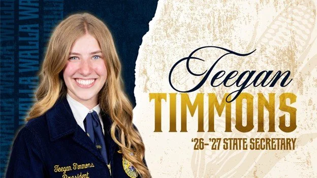 Walla Walla FFA's Teegan Timmons named Washington FFA state secretary