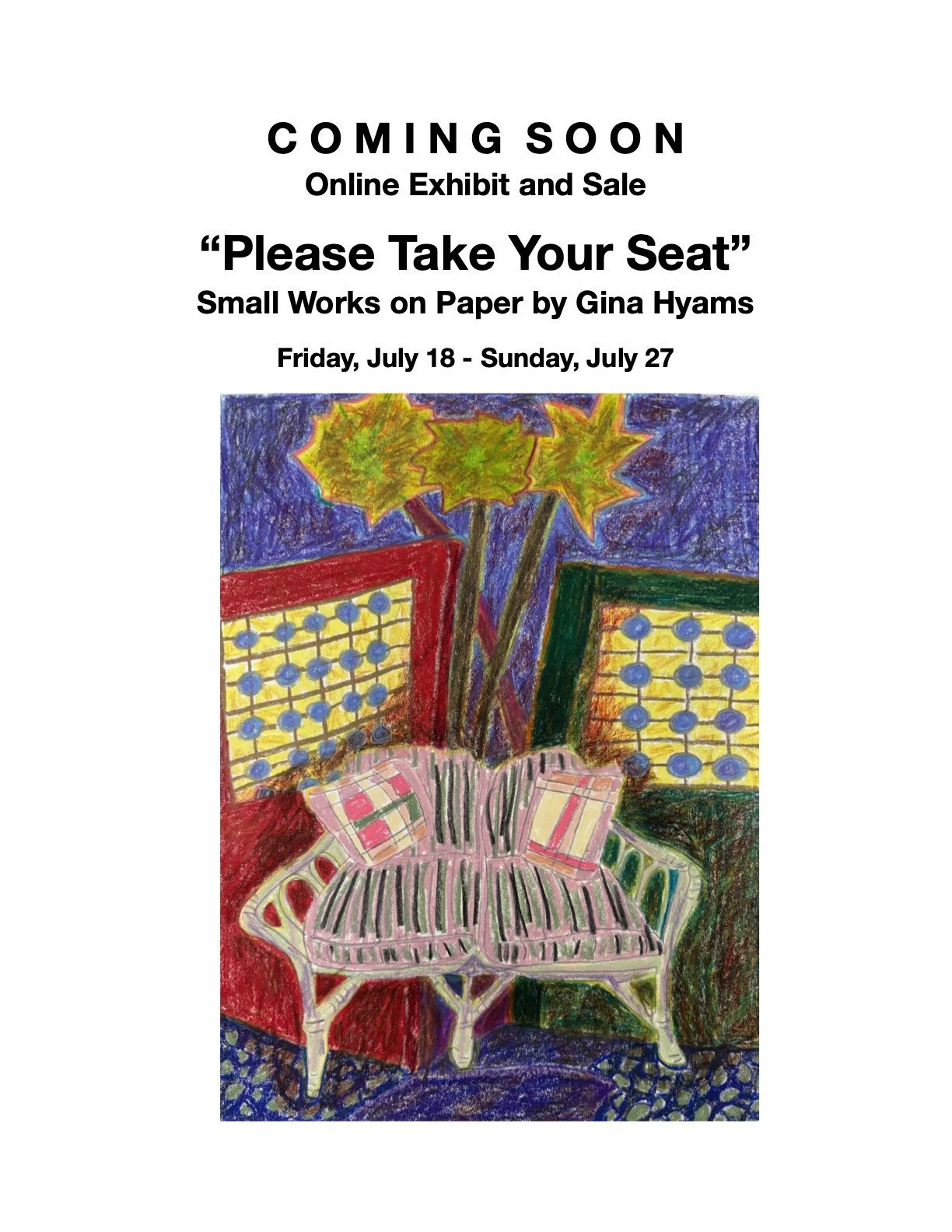 “Please Take Your Seat” Online Exhibit and Sale