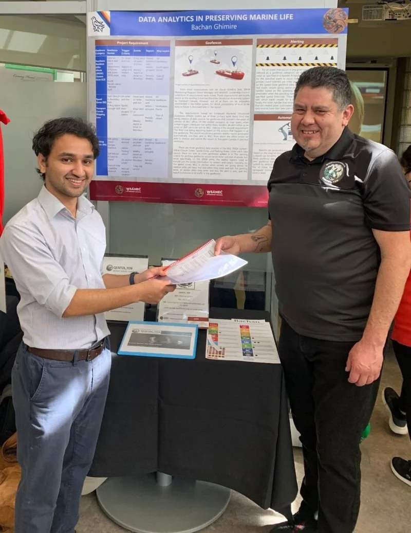 WLC Partners with UVIC Computer Science Student to Improve Whale Monitoring Data