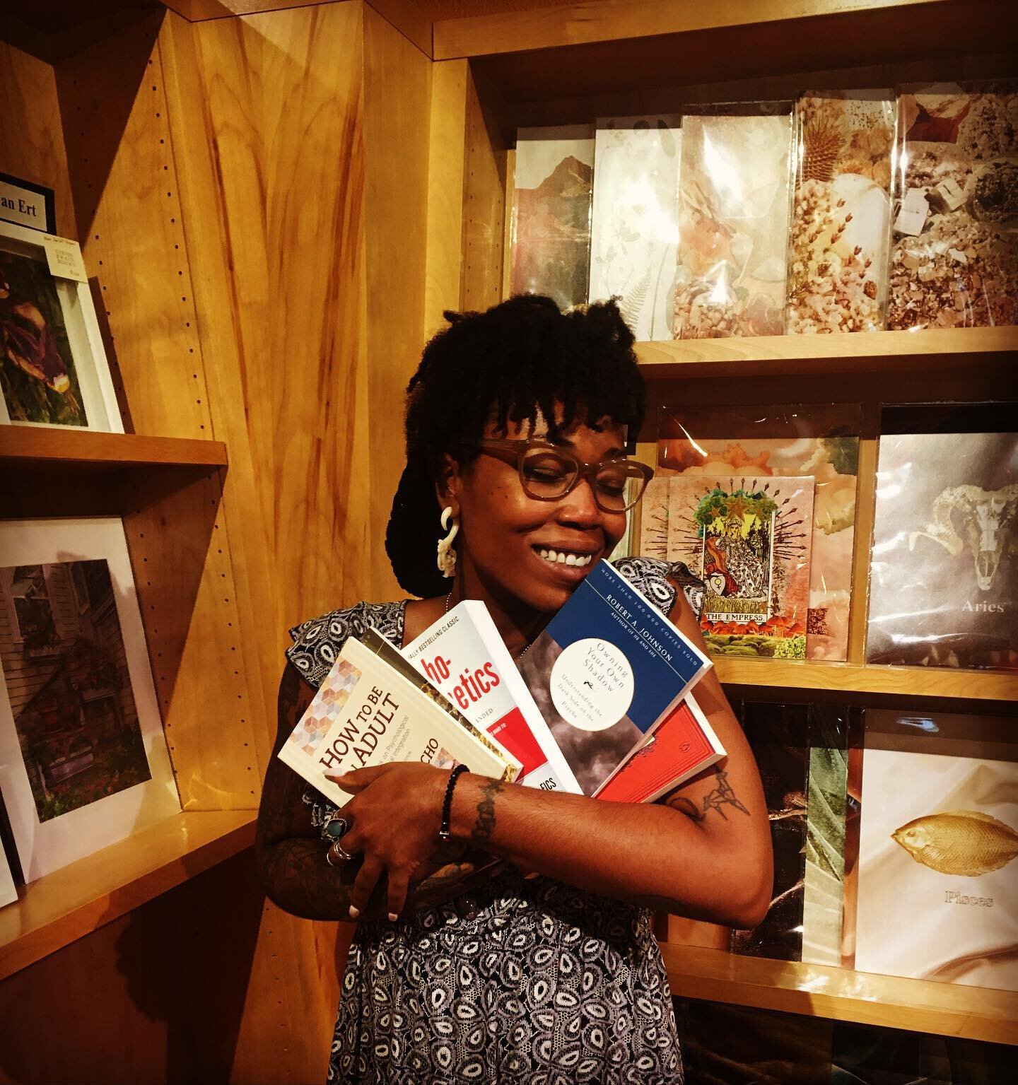 Our selection is 😘👌 Chef&rsquo;s kiss!! 
.
.
.
#goldenbraidbooks #goldenbraidbookstore  #slcselfcare #consciousliving #awakenlove #spiritualawareness #slc #saltlakecity #shoplocalslc #shoplocalsaltlakecity #buylocalslc #thingstodoinslc #mindful #mi