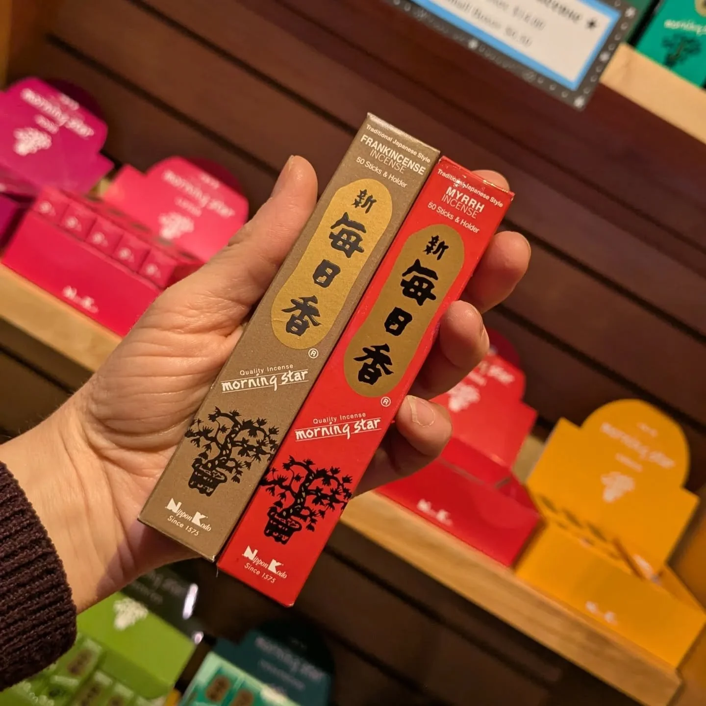 Don't forget your frankincense and myrrh!&nbsp;

Morningstar Incense is resin-based, a 400-year-old tradition that we are honored to have available for the community!

Incense From India, a local company here in SLC honoring their fair trade relation