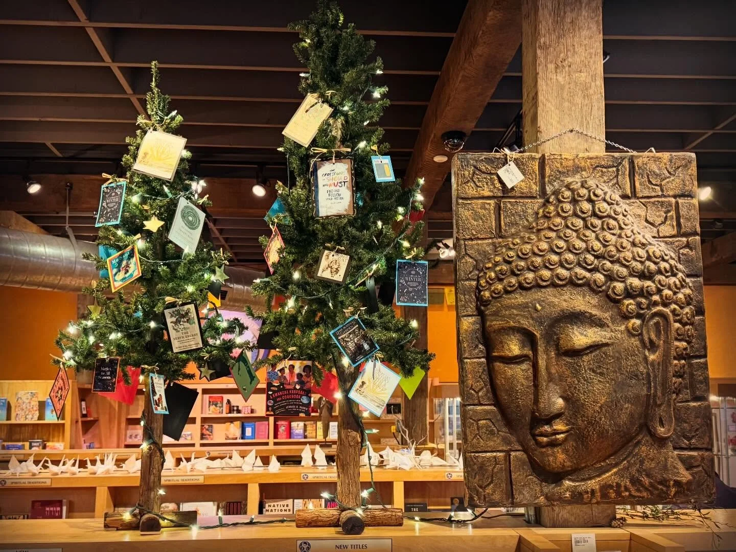 Golden Braid Books is here for all of your local, sustainable, and fair trade gift shopping this holiday season! 

SPECIAL HOLIDAY HOURS:
We are open until 6pm today (Christmas Eve) and closed all day tomorrow, Christmas Day. 

We wish you all the mo