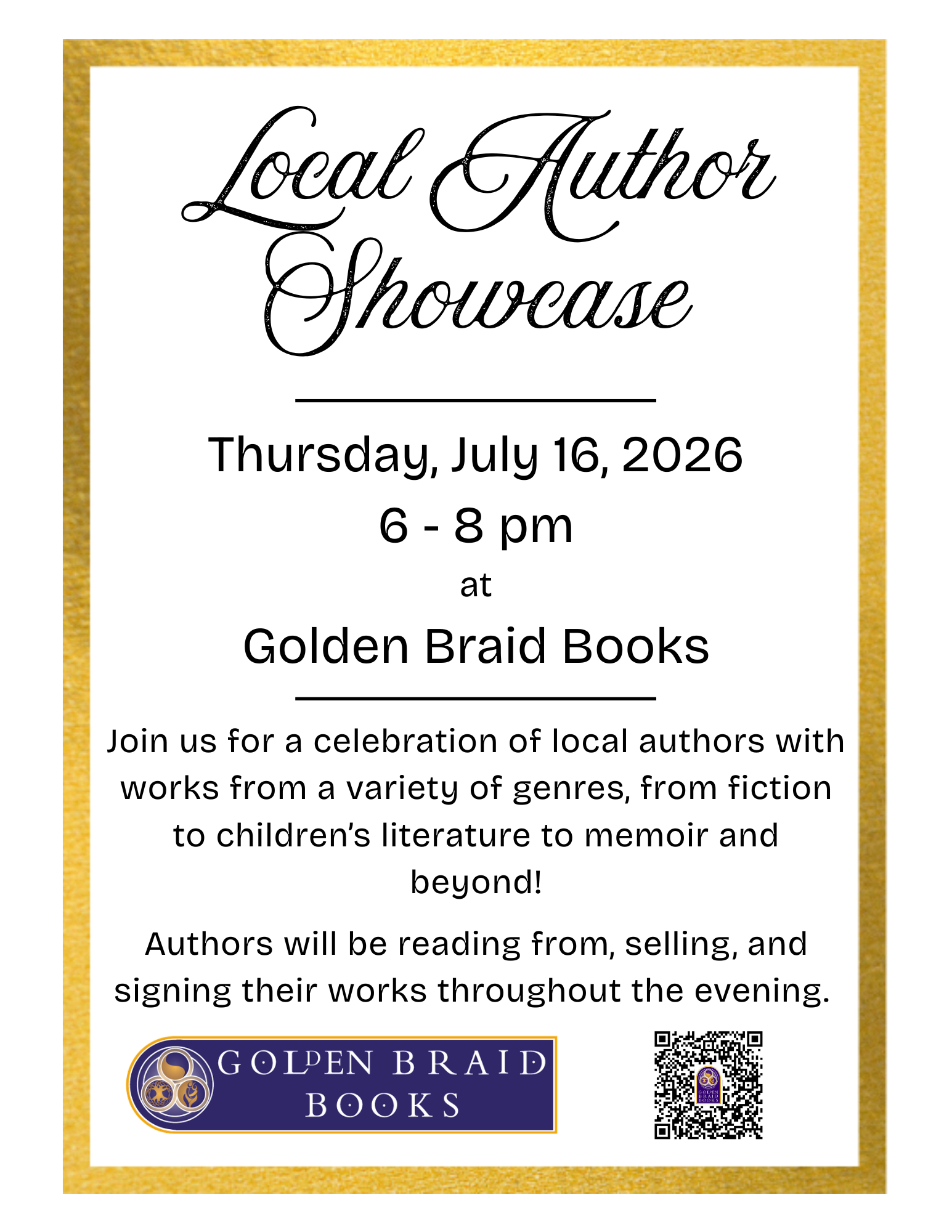 Local Author Showcase