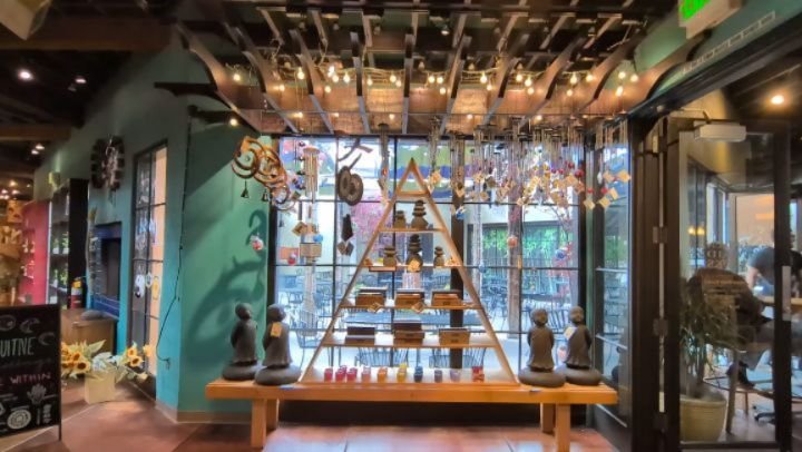 Originating in 17th century England, hollow glass balls have been suspended in Windows of homes to ward off evil spirits. Legends say that evil spirits are attracted to the beauty of the ball, and upon touching its surface they are pulled inside and 