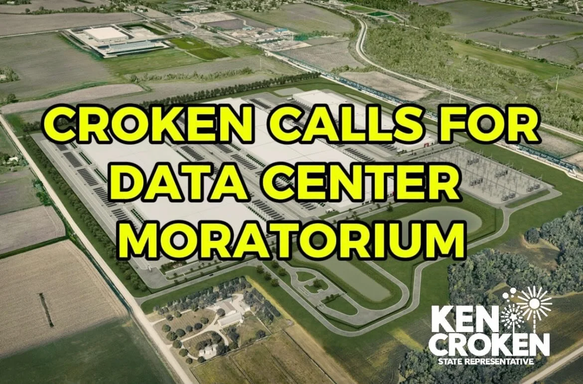 Today, I am calling for a statewide moratorium on new data center development in Iowa.

Putting the cart before the horse means reversing the logical order. And that&rsquo;s exactly what we&rsquo;ve done with data center development.

Iowa is already
