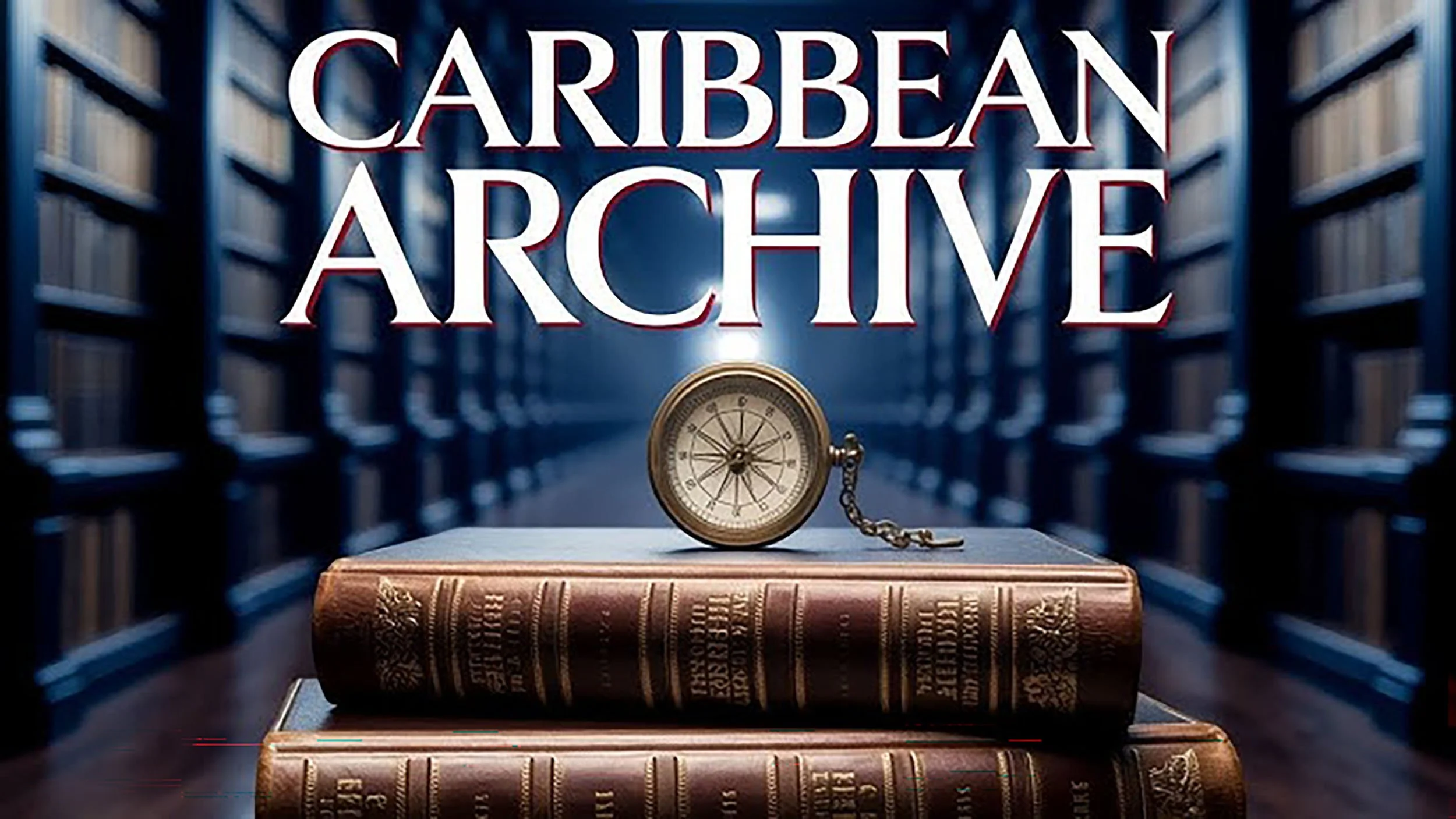 YouTube thumbnail for an informational video titled 'Exploring the Early Caribbean Digital Archive: A Treasure Trove for Family and Historical Research' by Dis A Fi Mi History Podcast YouTube channel.