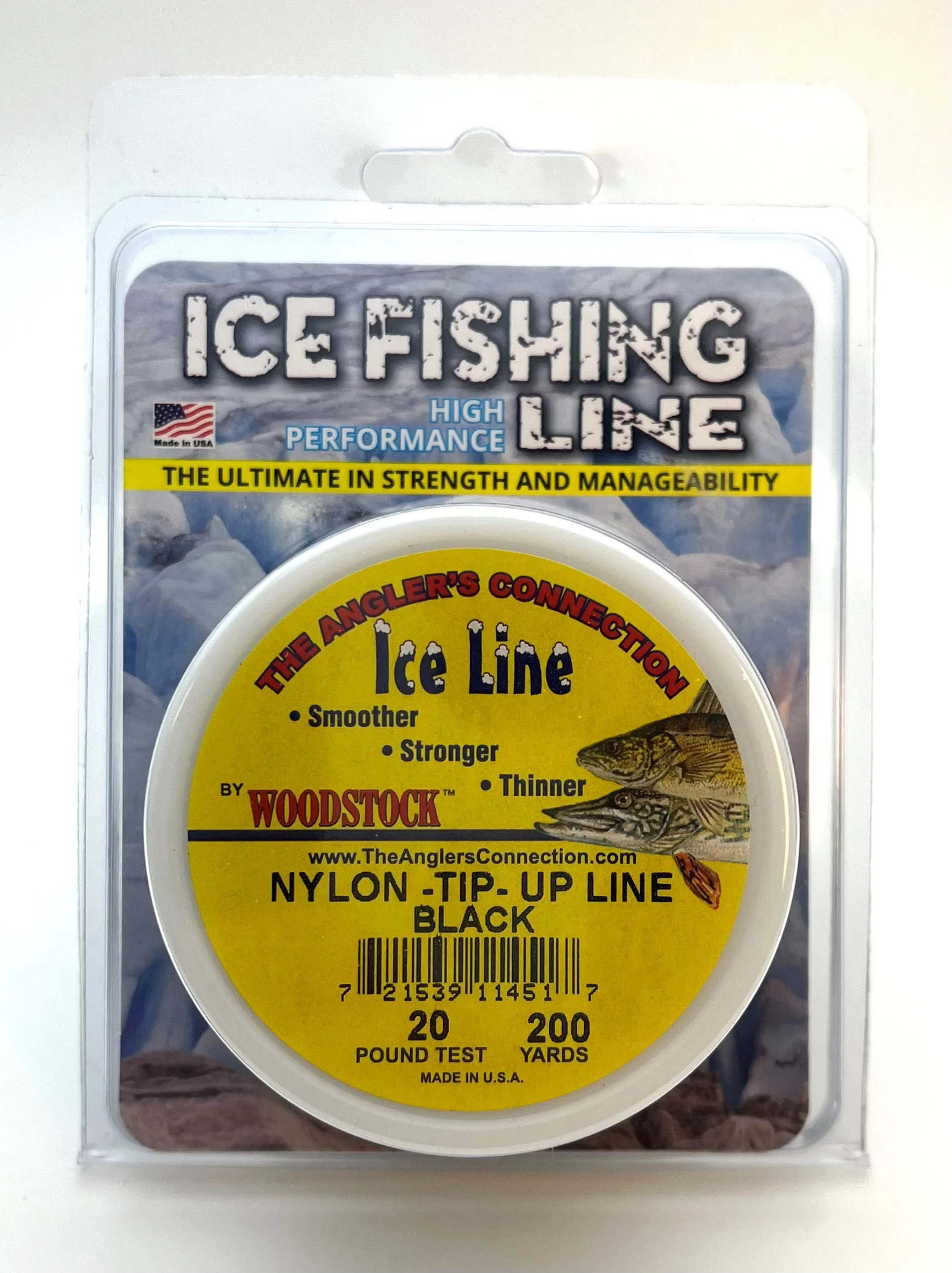 Nylon Tip Up Line for Ice Fishing — Woodstock Line