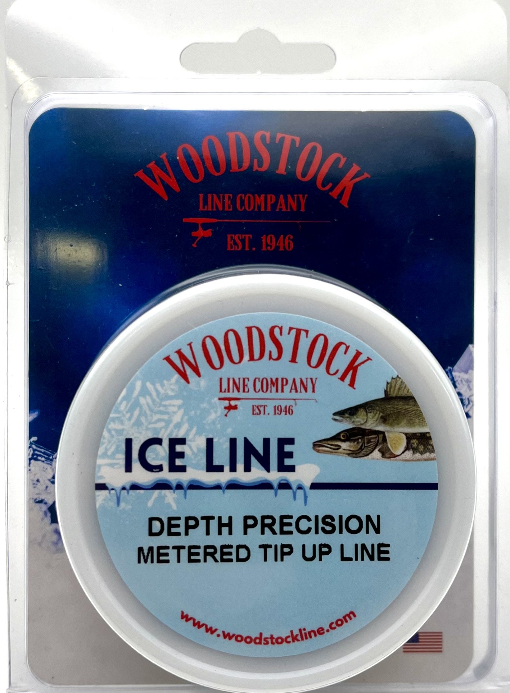 Depth Precision Metered Tip Up Line — Woodstock Line
