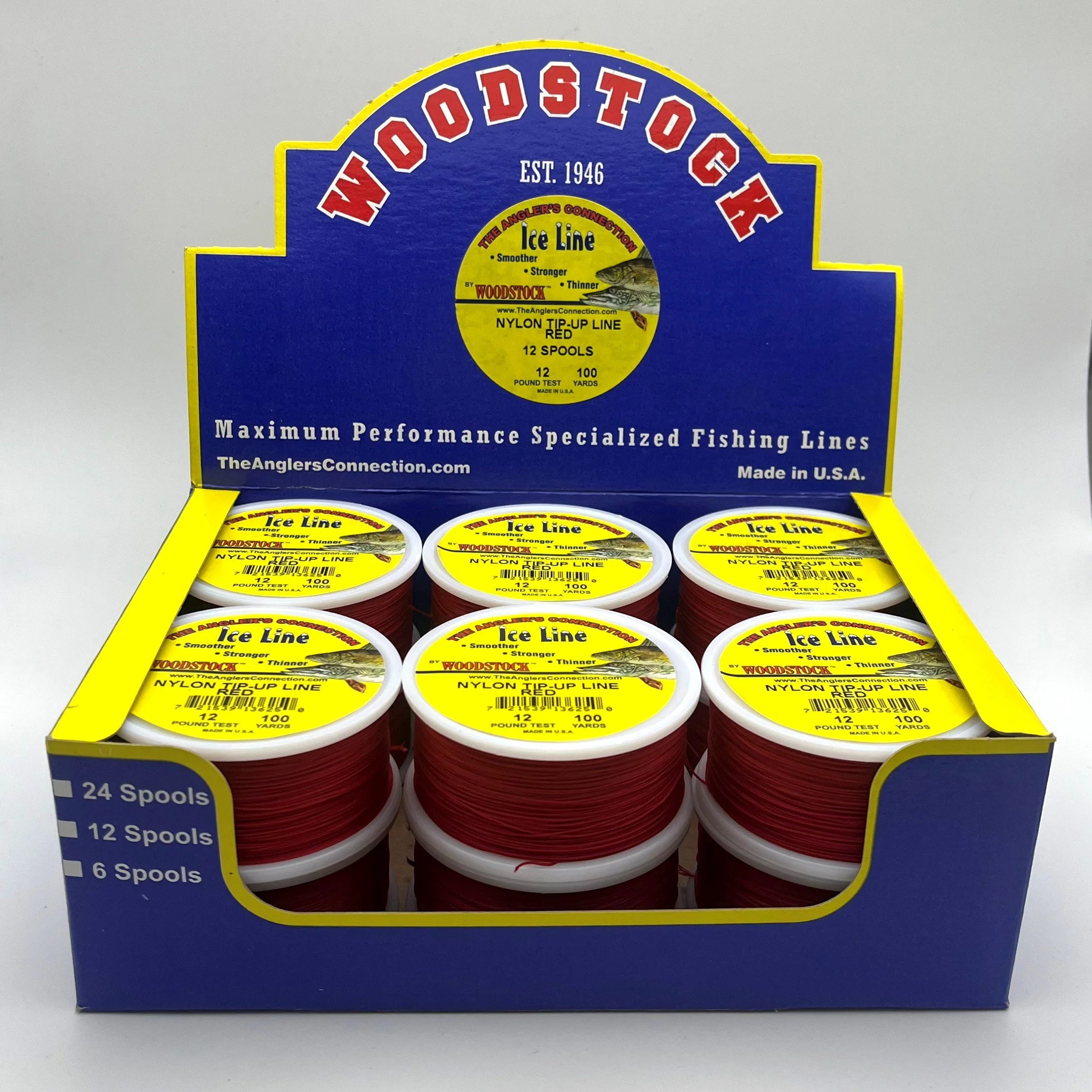 Nylon Tip Up Line for Ice Fishing — Woodstock Line