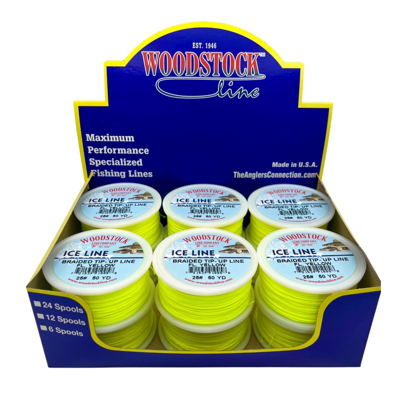 Dacron Tip Up Line for Ice Fishing — Woodstock Line