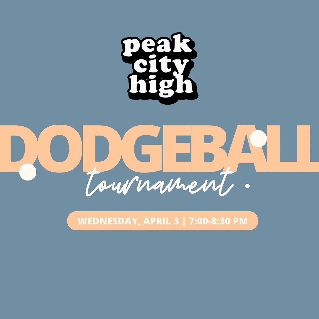 Save the date for our midweek dodgeball tournament the first Wednesday of April! ☄️