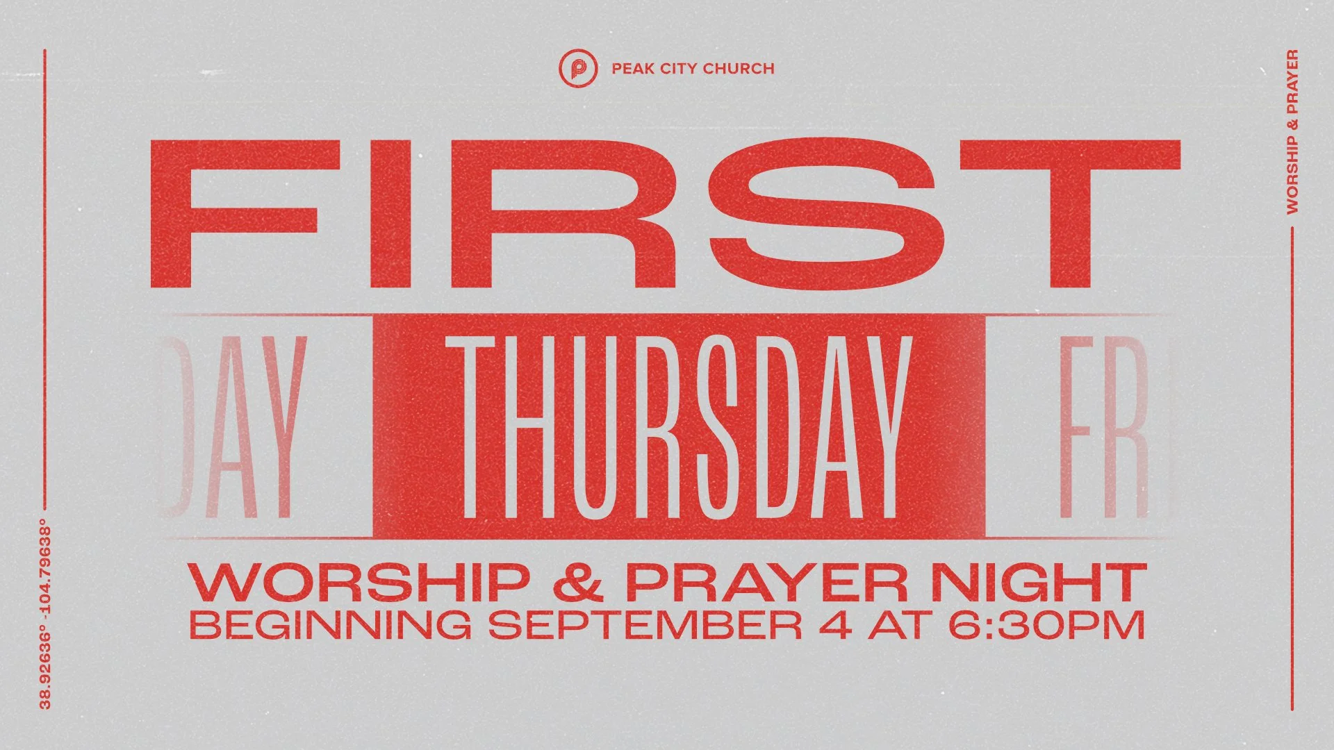 First Thursday Worship & Prayer