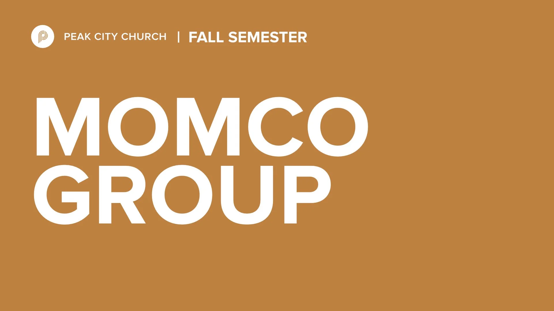 Peak City Moms Gathering (MOMCO)