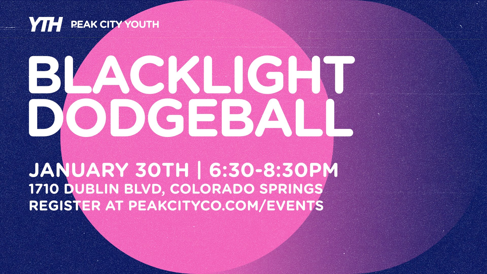 Peak City Youth | Blacklight Dodgeball