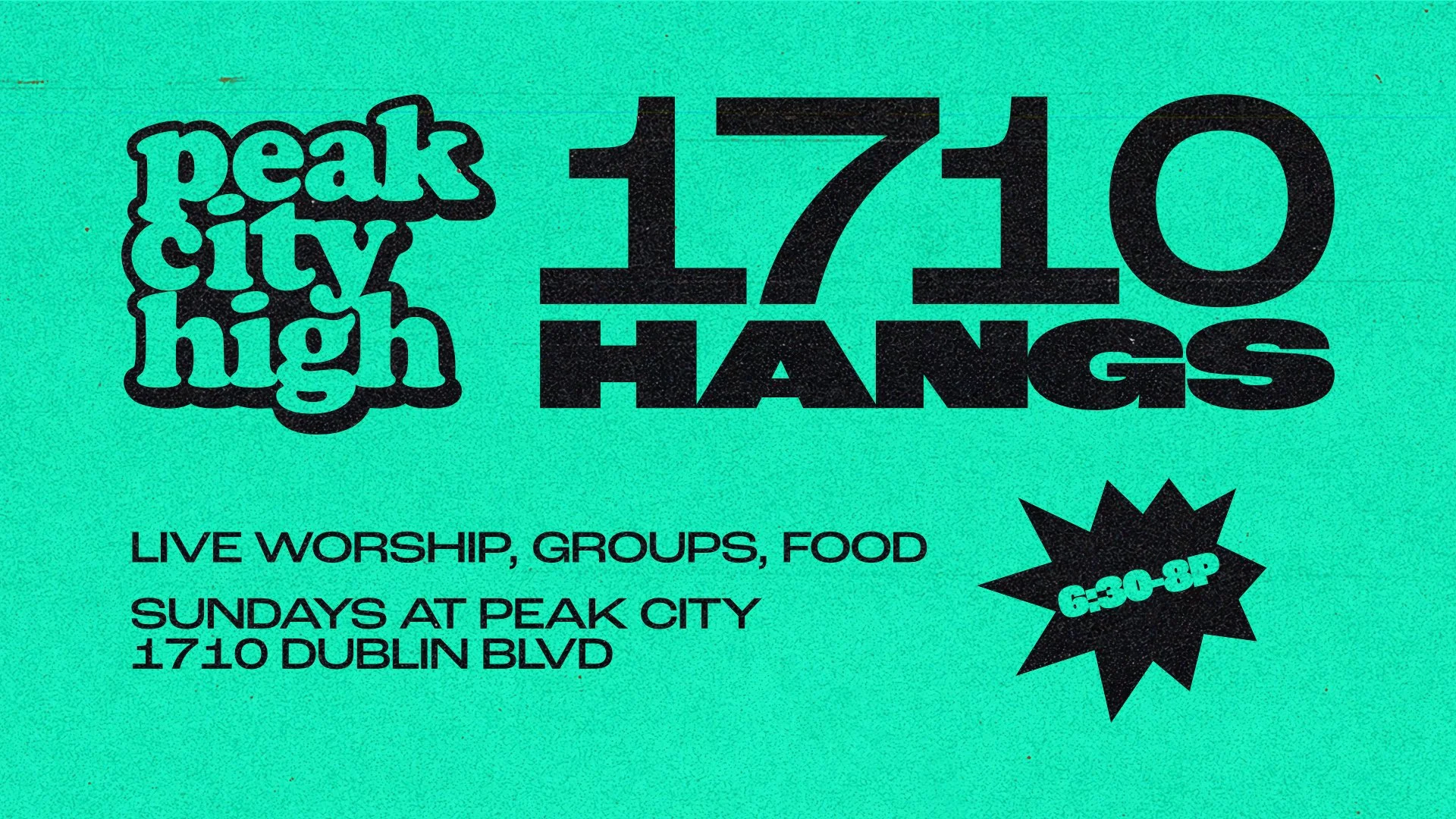 PEAK CITY HIGH | 1710 HANGS