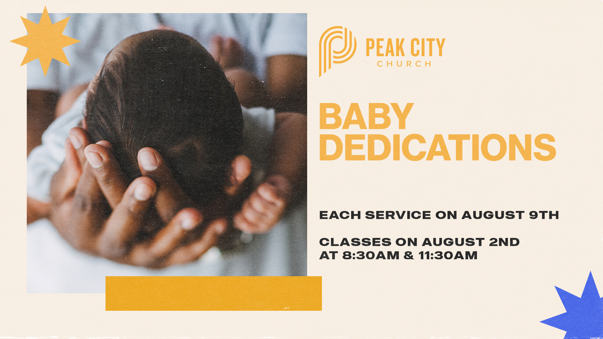 Peak City Kids | Baby Dedication