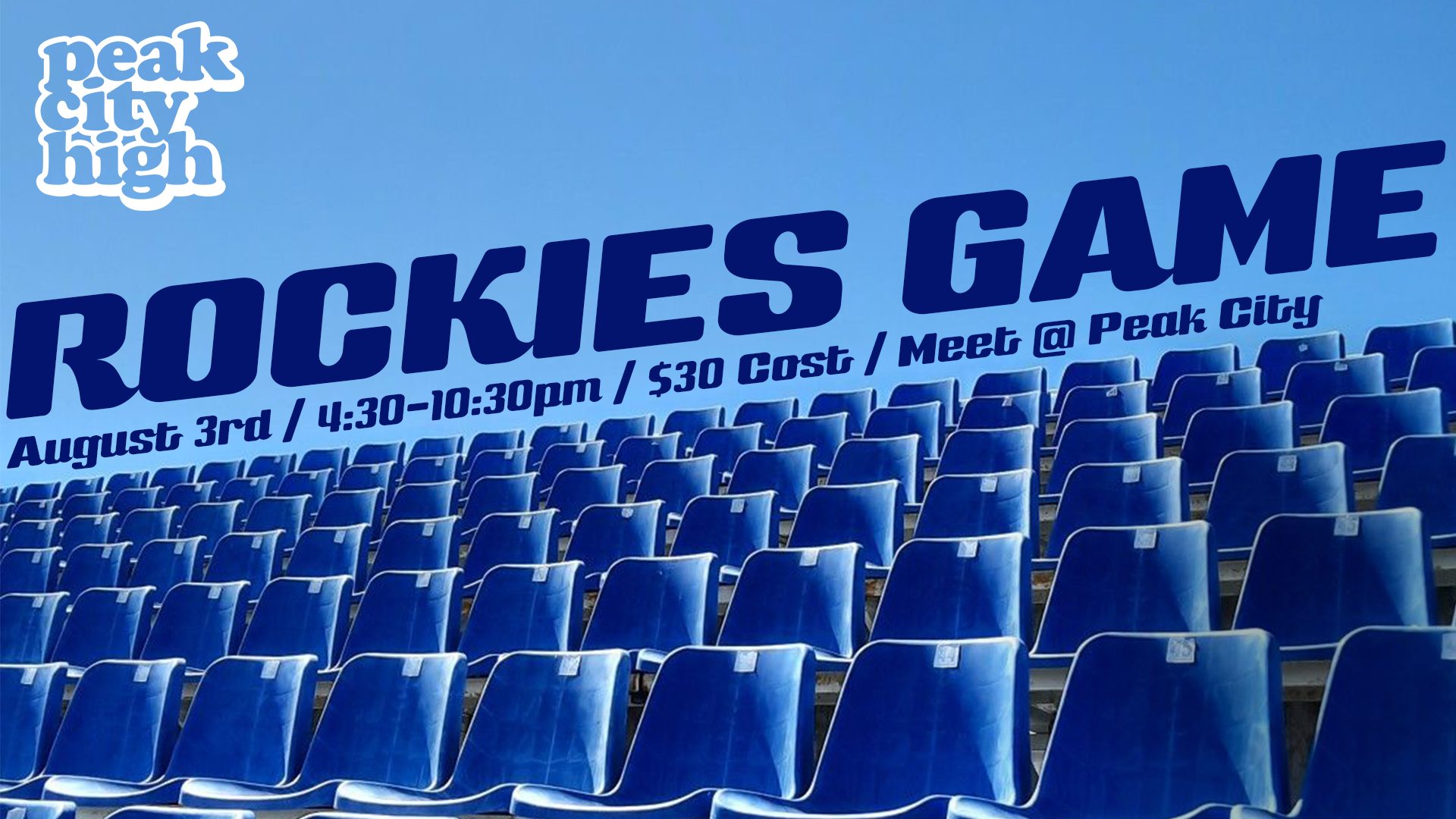 Peak City High | Rockies Game