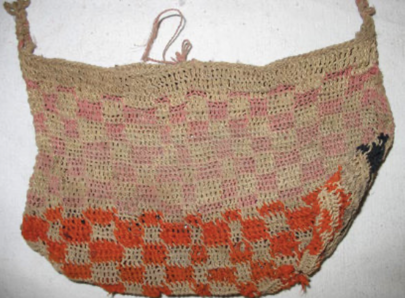 The hourglass looping technique identified in archaeological imprints is still reflected in contemporary Indigenous textile traditions today.