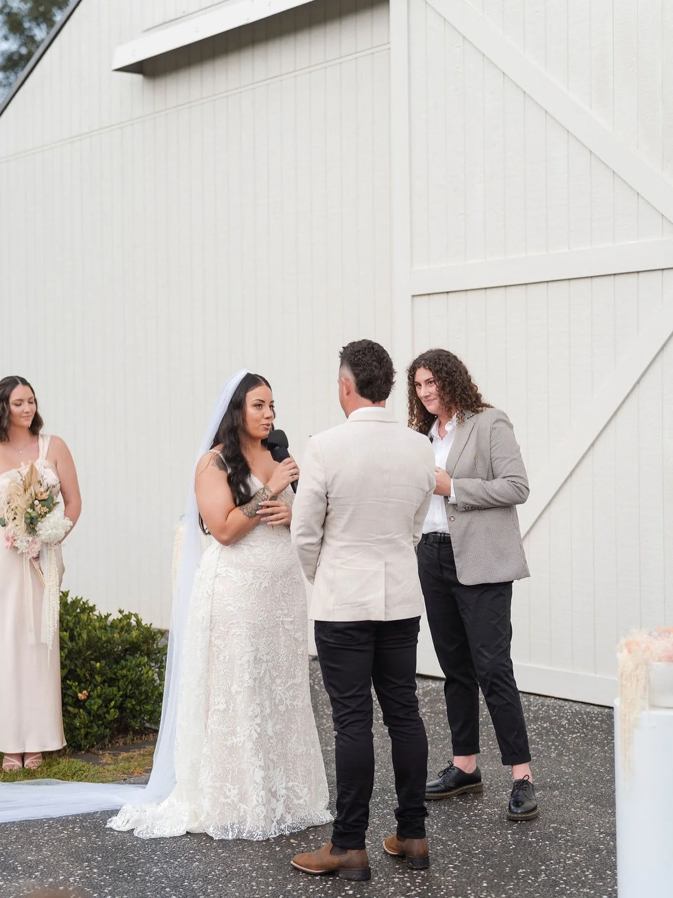 Just getting wrapped up in some beautiful vows obviously 🥲🤍