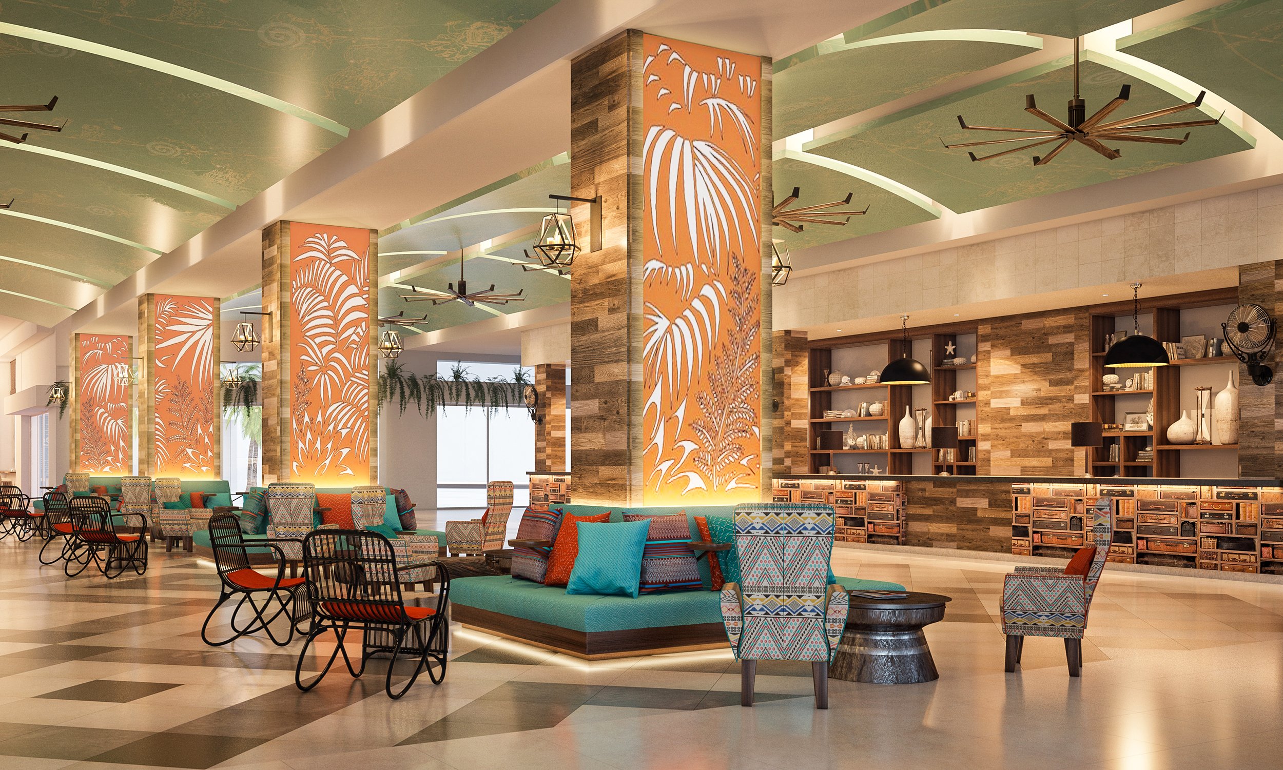 Beach resort interior design — Robert Soldo Design