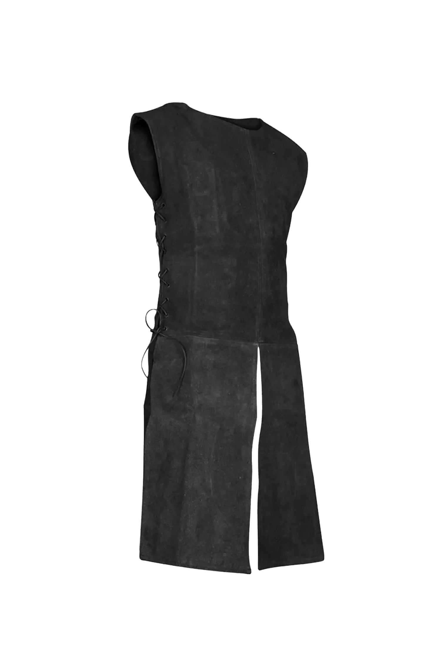Justus Black Suede Tabard (XL)