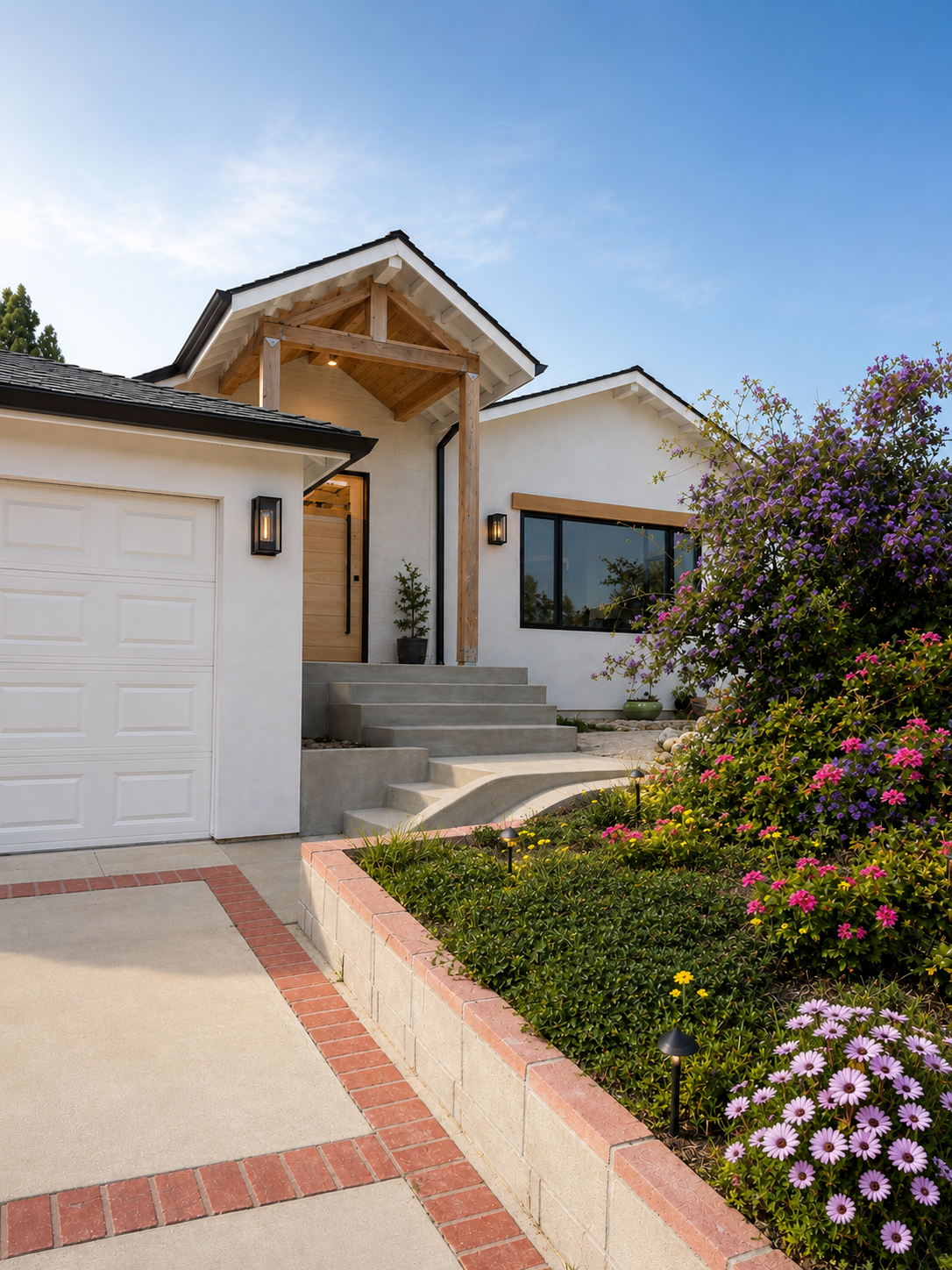 Expansion hybrid strategy residential project Cy house, Rancho Palos Verde, California