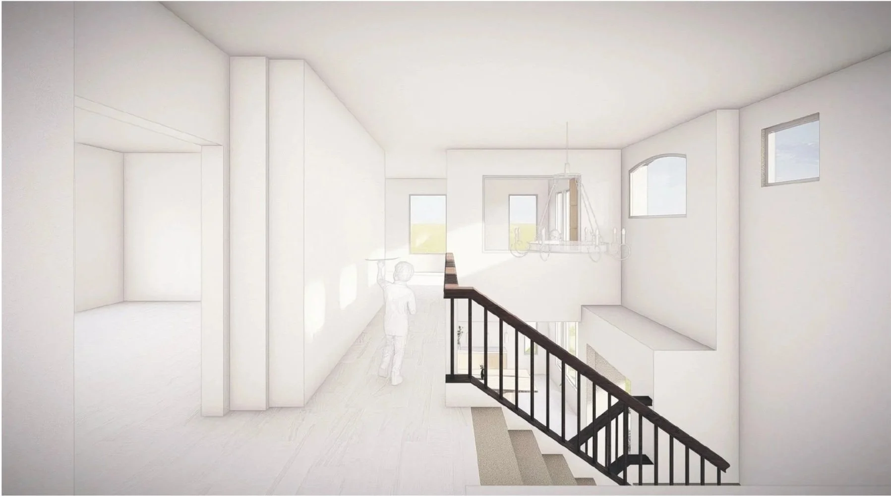 BLD residential extension and renovation in Placentia, California with kitchen re-layout, side yard patio, and rear patio