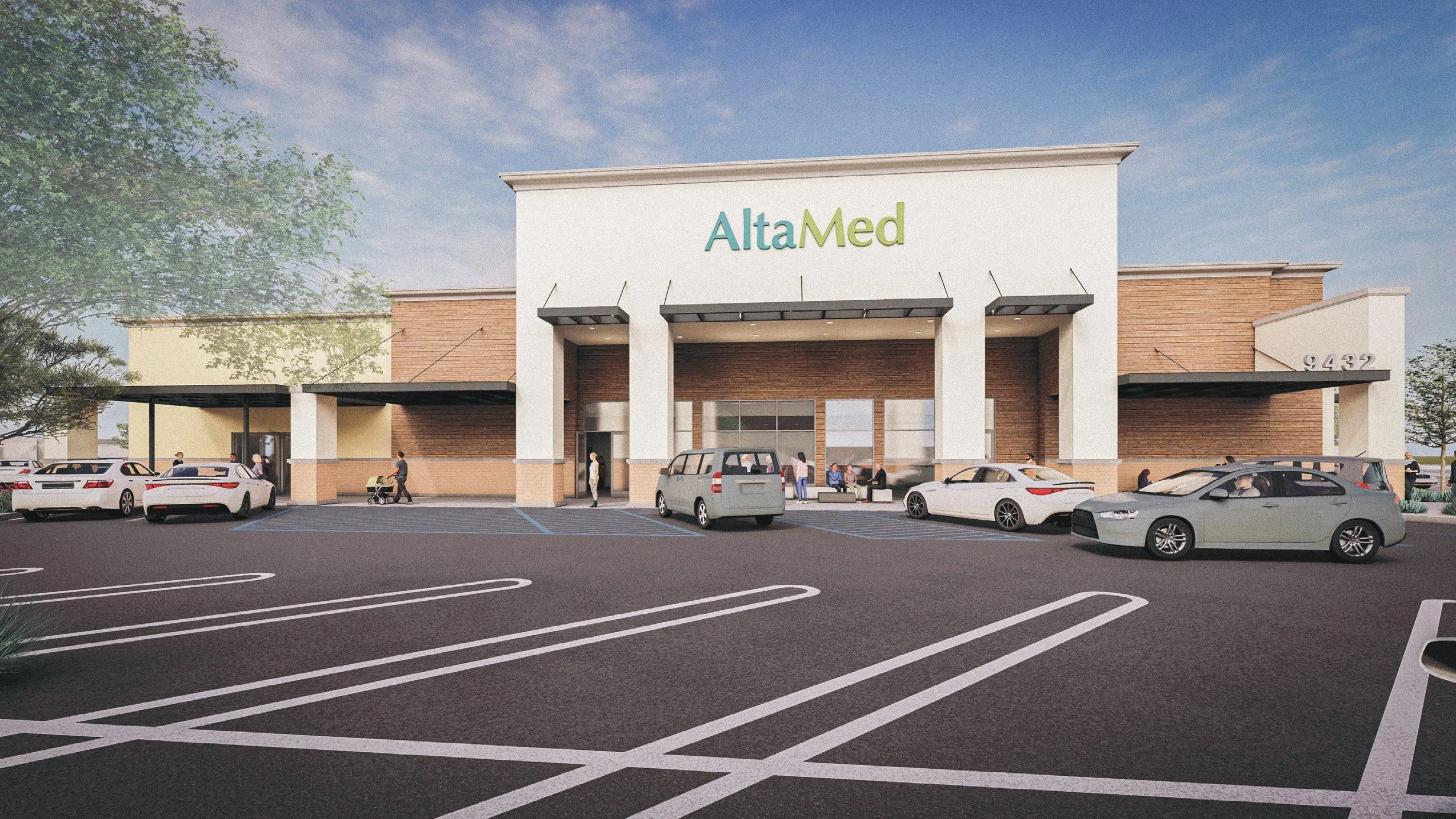 BLD Inc commerical medical facility in Pico Rivera, California explores multiple architectural approaches balancing functionality, patient experience, and community identity