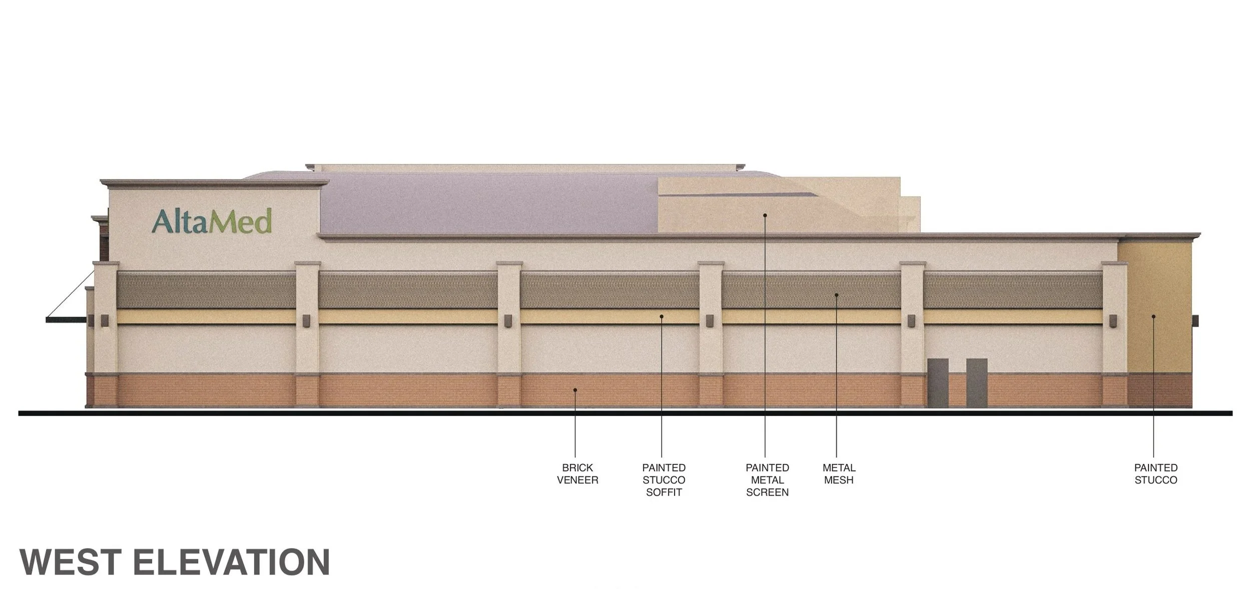 BLD Inc commerical medical facility in Pico Rivera, California explores multiple architectural approaches balancing functionality, patient experience, and community identity