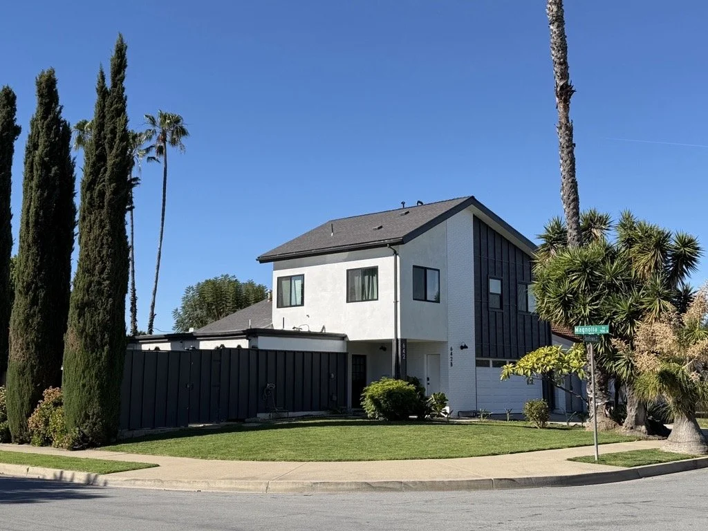 BLD Inc residential project Sunflower House in Placentia, California, after expansion of an upper-level ADU application