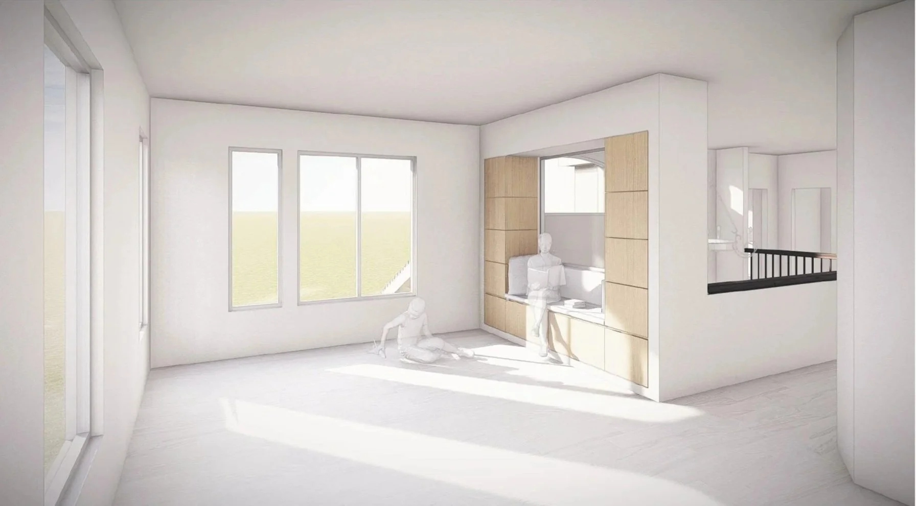 BLD residential extension and renovation in Placentia, California with kitchen re-layout, side yard patio, and rear patio